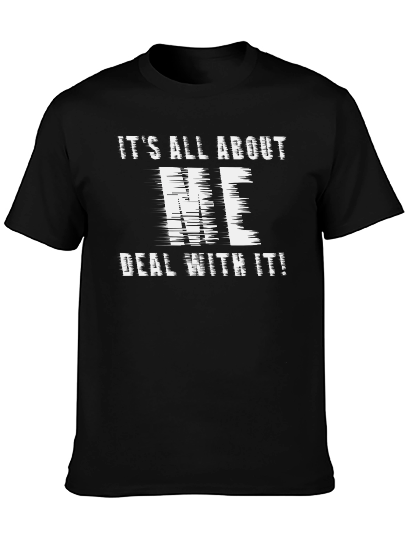 Its All About Me Black Graphic Tee