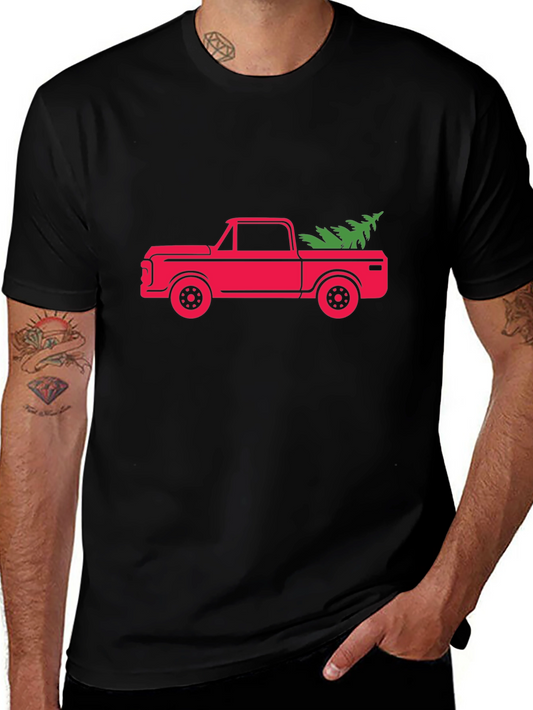 Christmas Tree Truck Graphic Tee