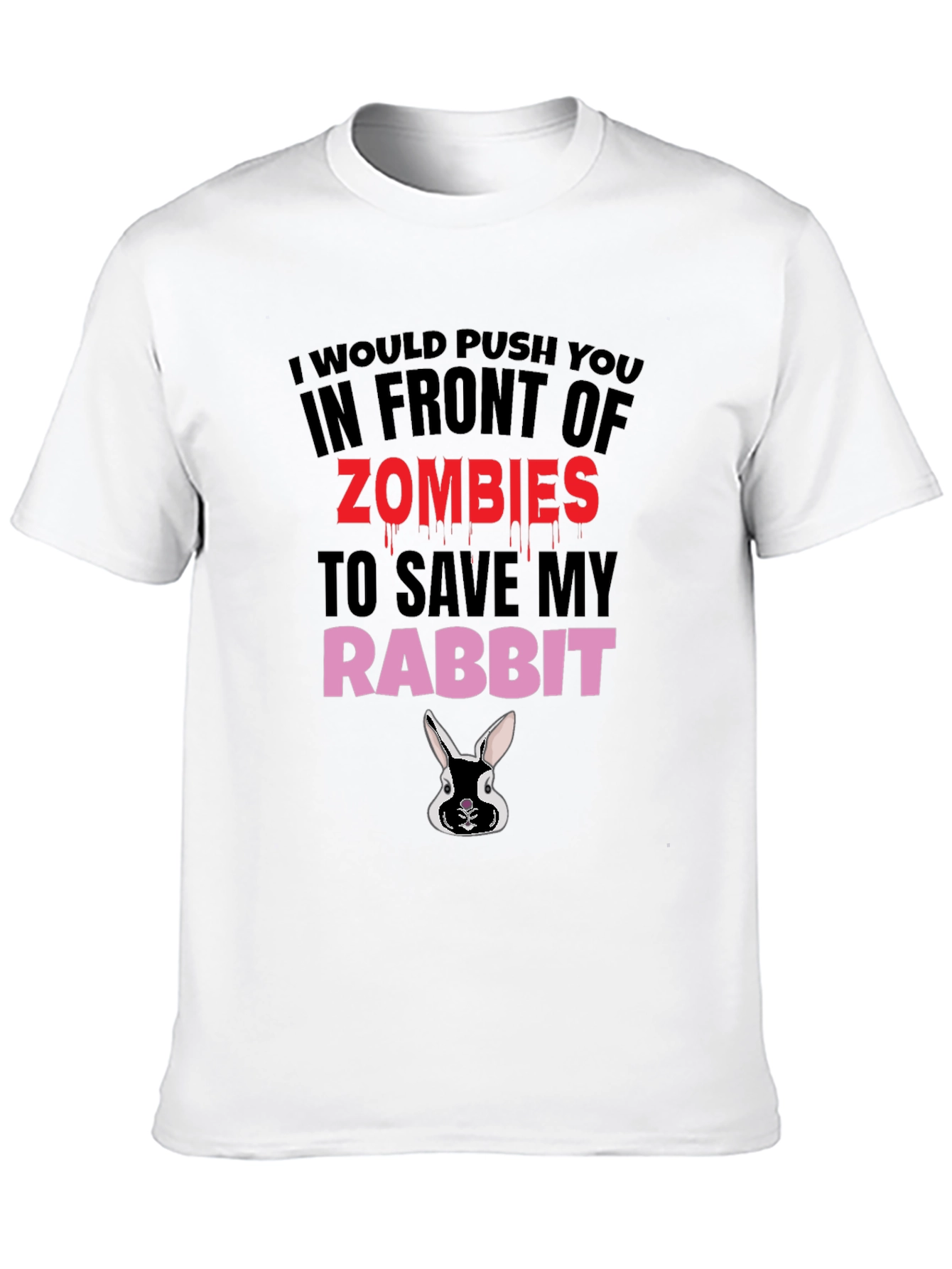 Zombie Rabbit Humor T-Shirt