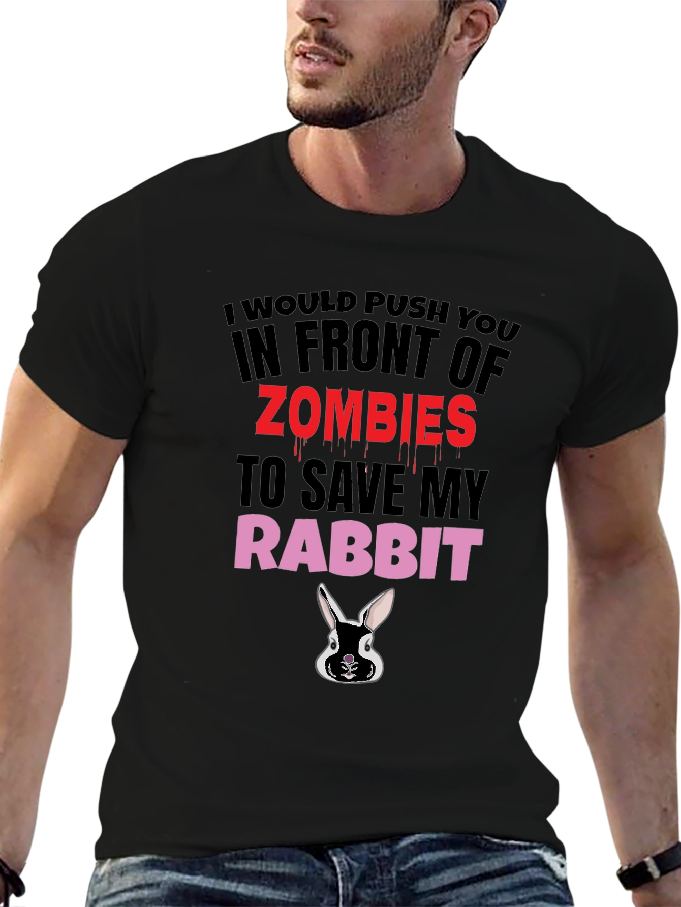 Zombie Rabbit Humor T-Shirt