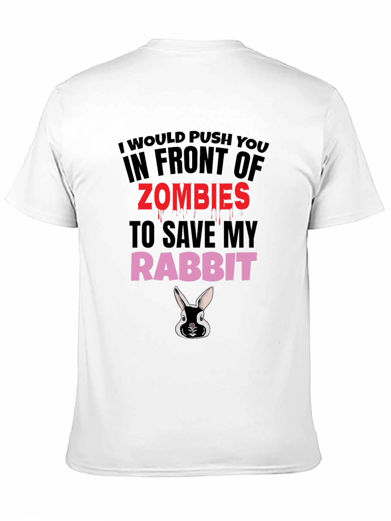 Zombie Rabbit Humor T-Shirt