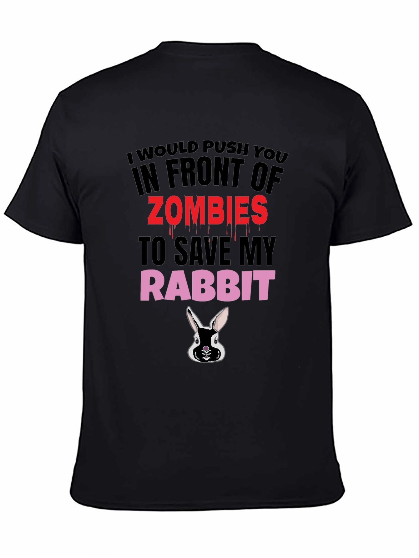 Zombie Rabbit Humor T-Shirt