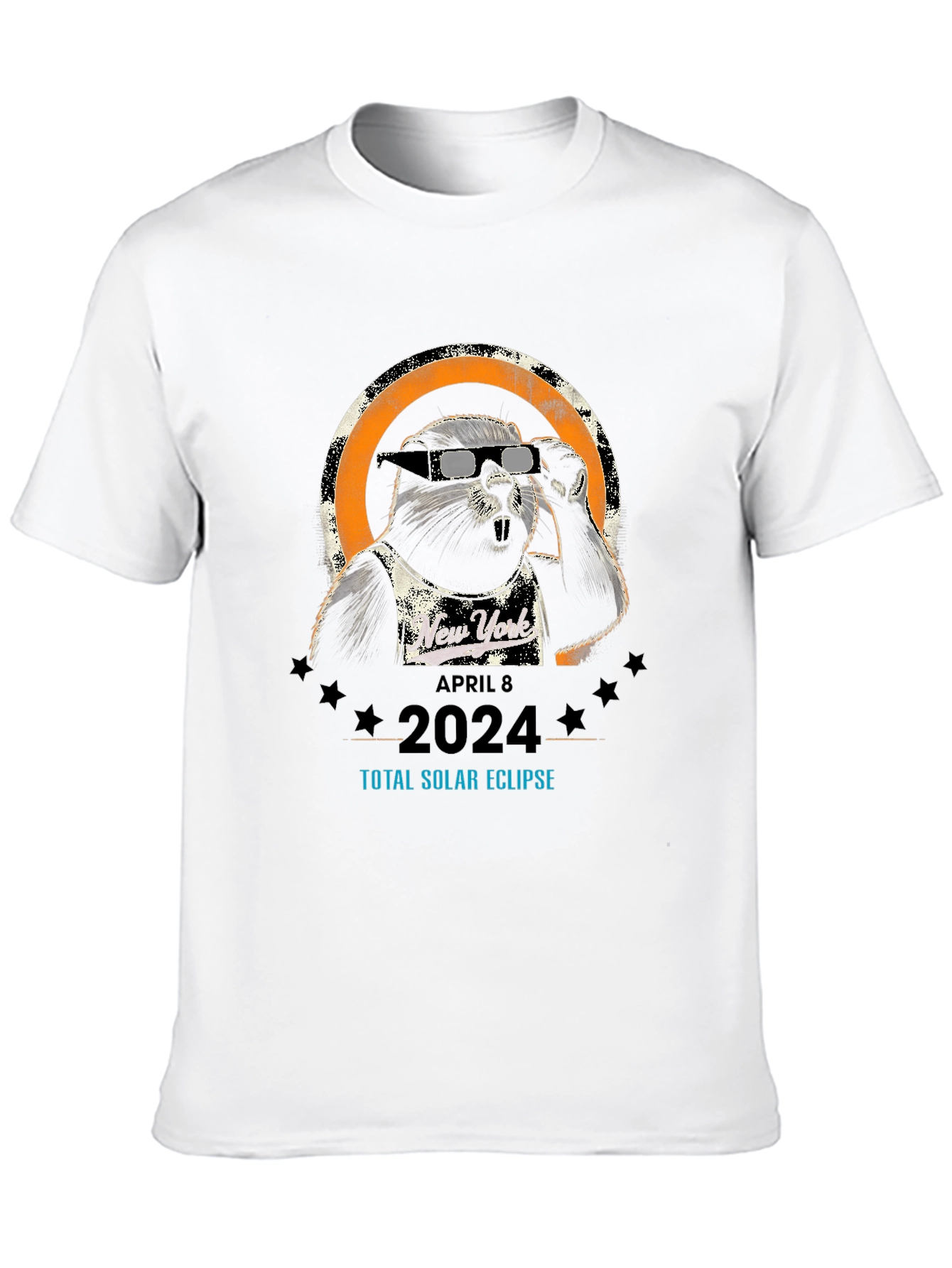 New York 2024 Total Solar Eclipse Beaver T-Shirt