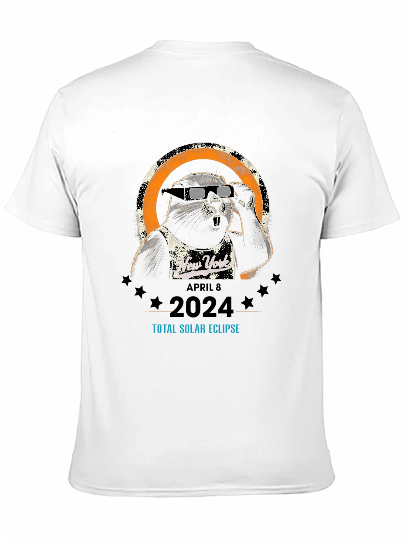 New York 2024 Total Solar Eclipse Beaver T-Shirt