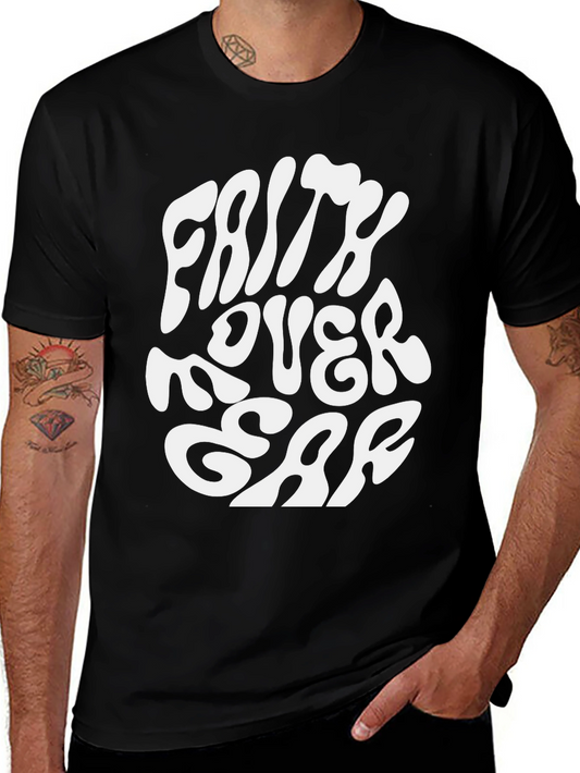 Faith Over Fear Graphic Tee - Stylish Statement T-Shirt