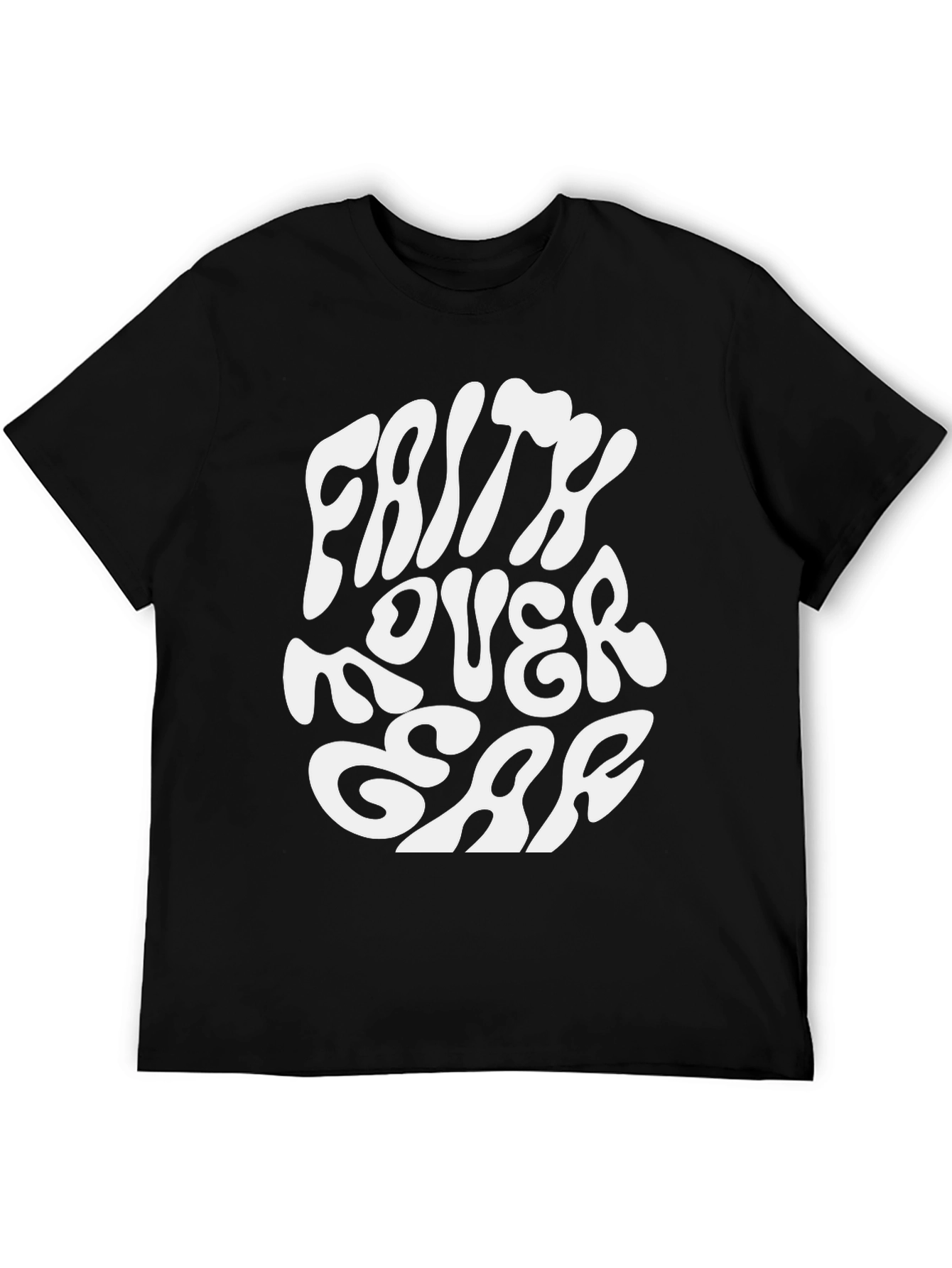 Faith Over Fear Graphic Tee - Stylish Statement T-Shirt