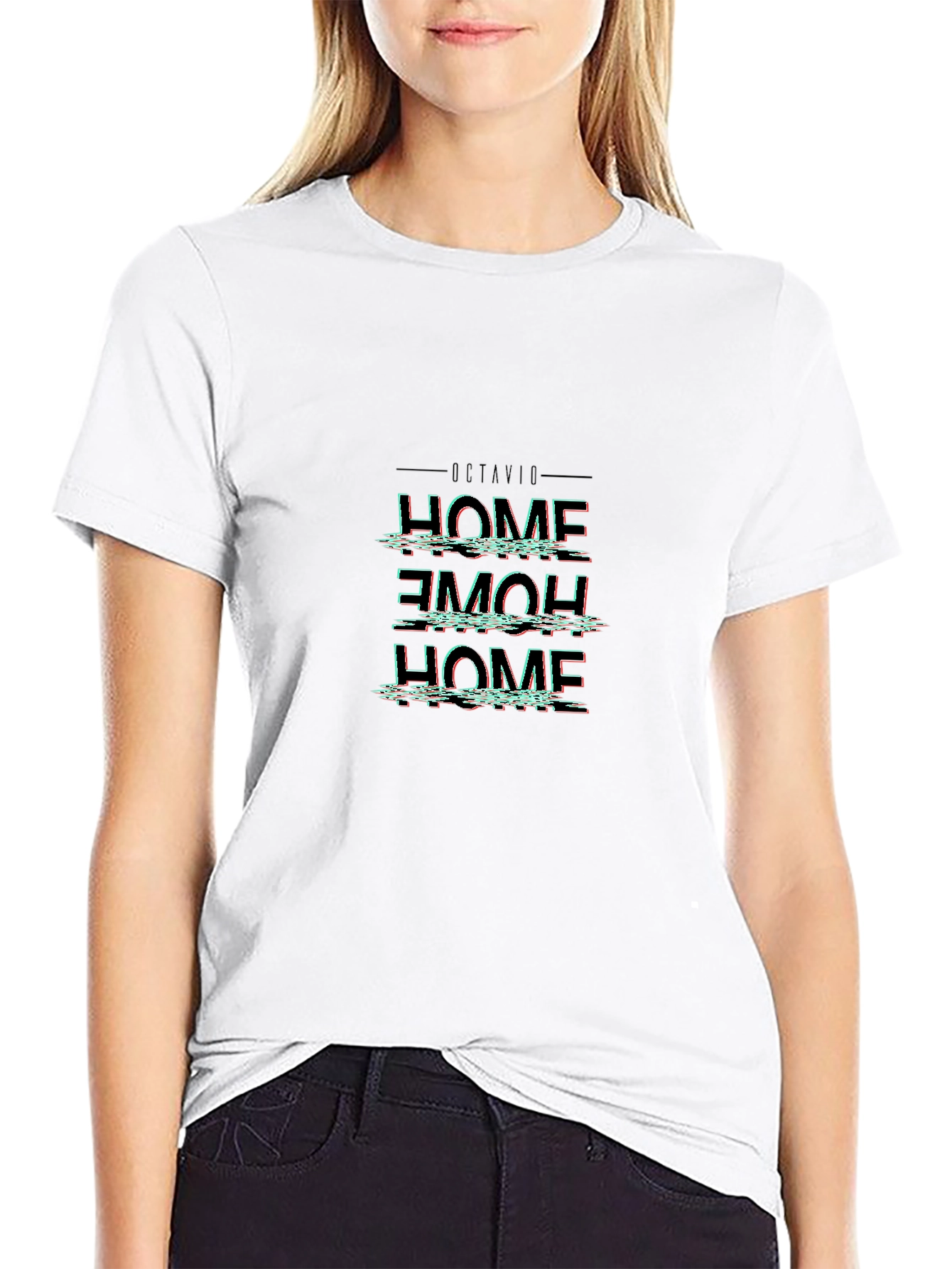 Retro HOME Glitch T-Shirt