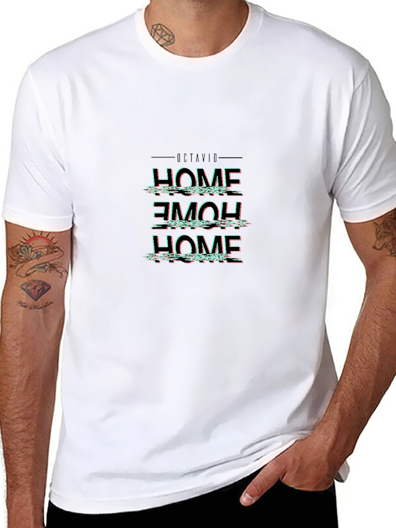 Retro HOME Glitch T-Shirt