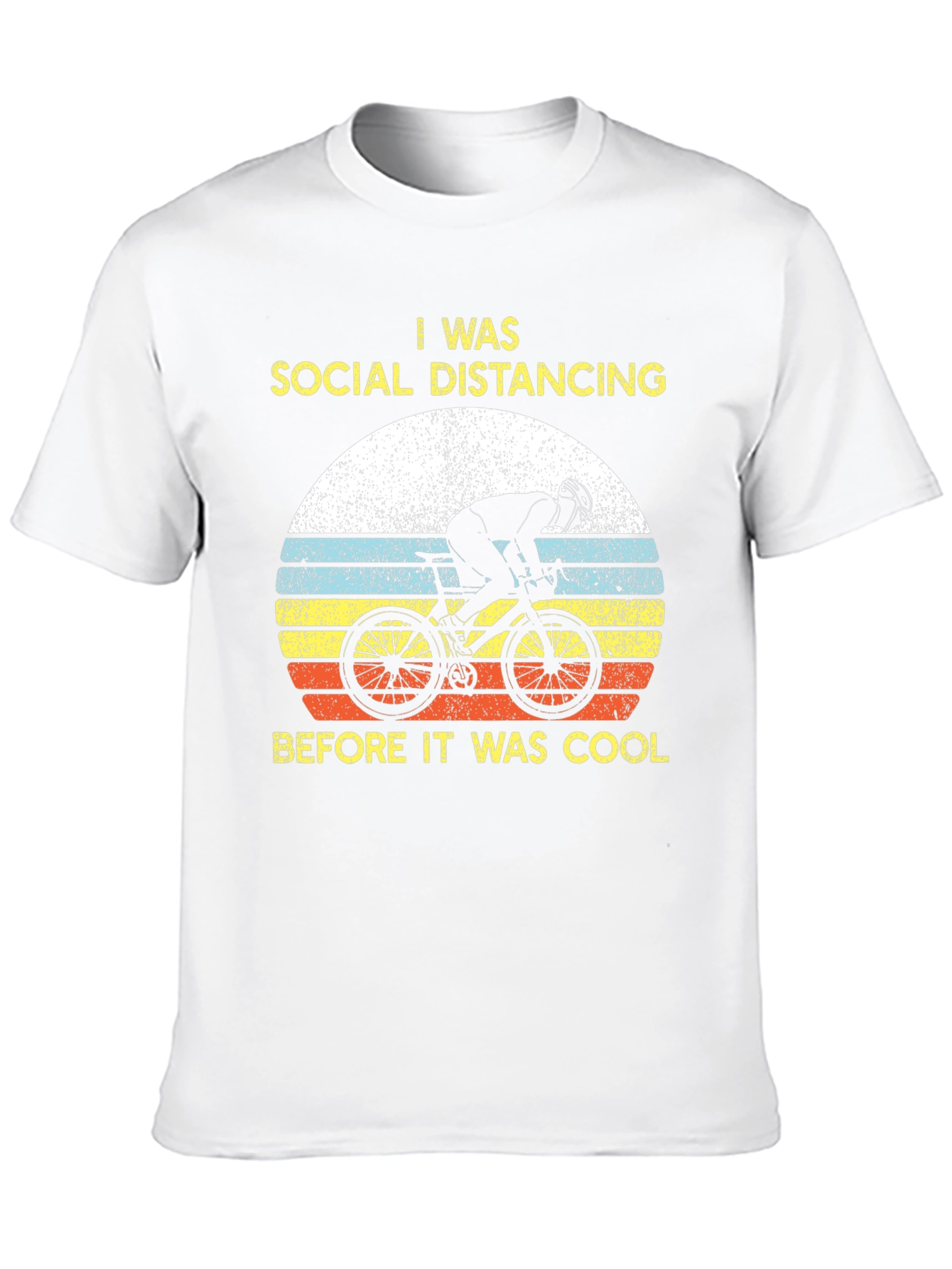 Social Distancing Biker T-Shirt