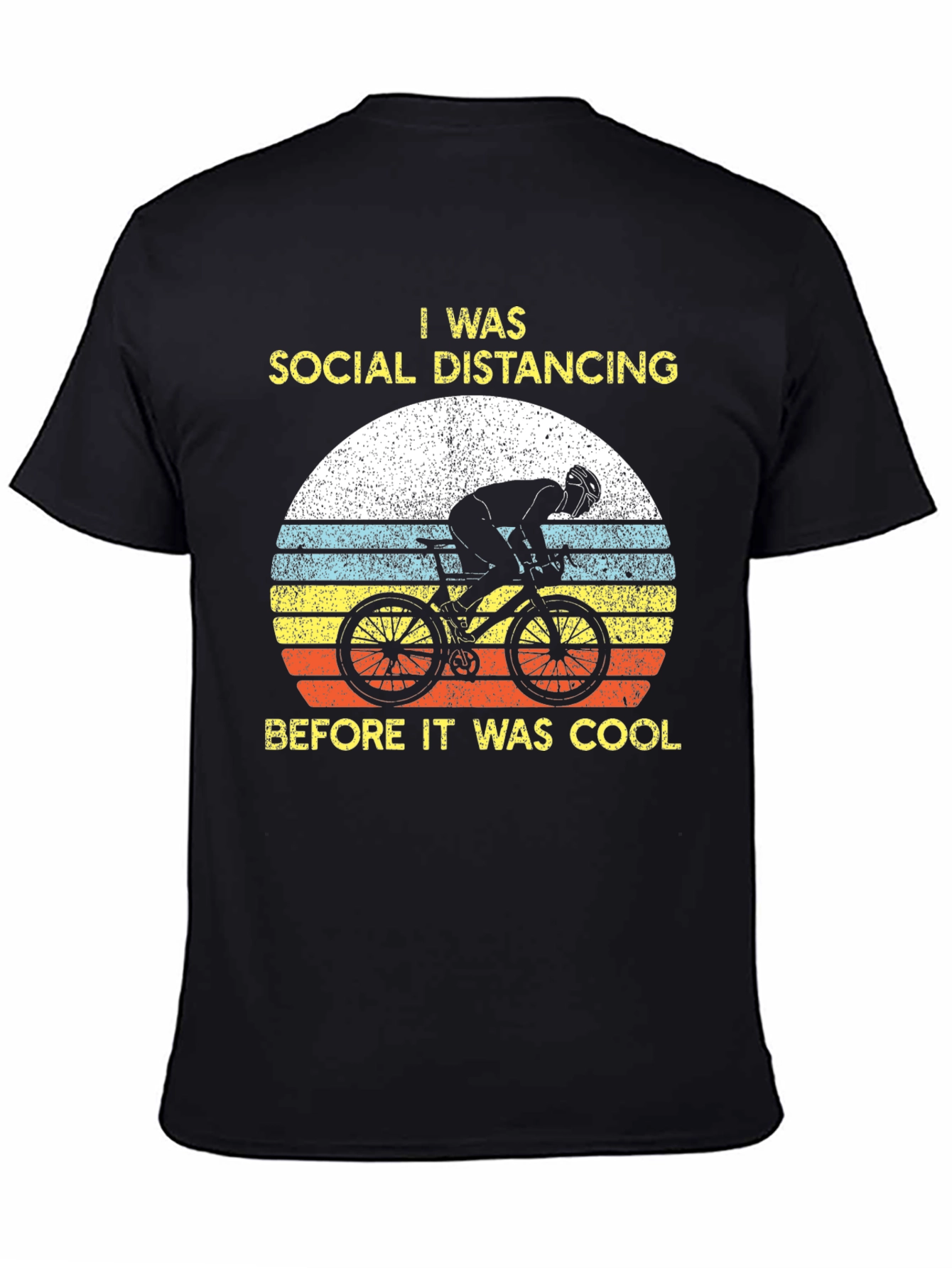 Social Distancing Biker T-Shirt