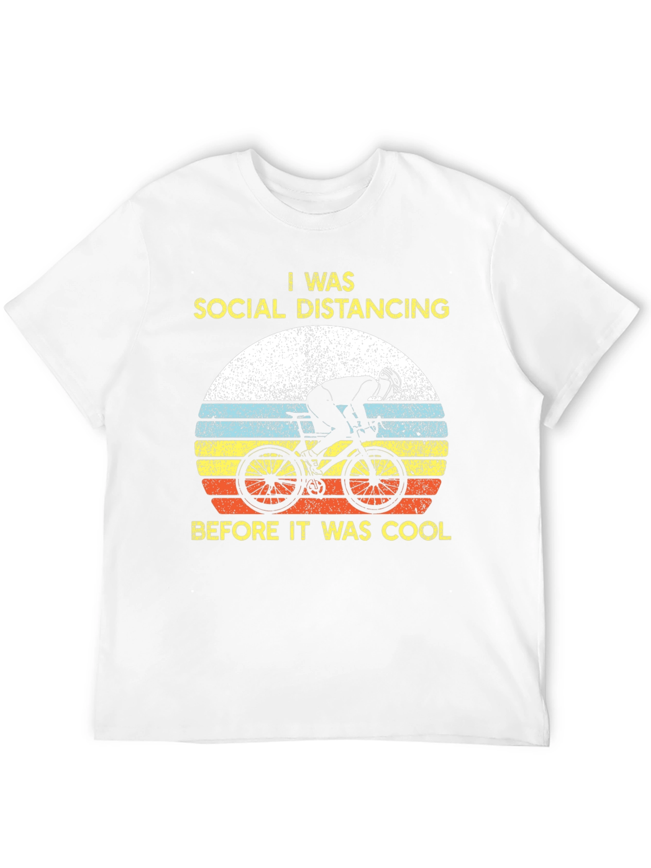 Social Distancing Biker T-Shirt