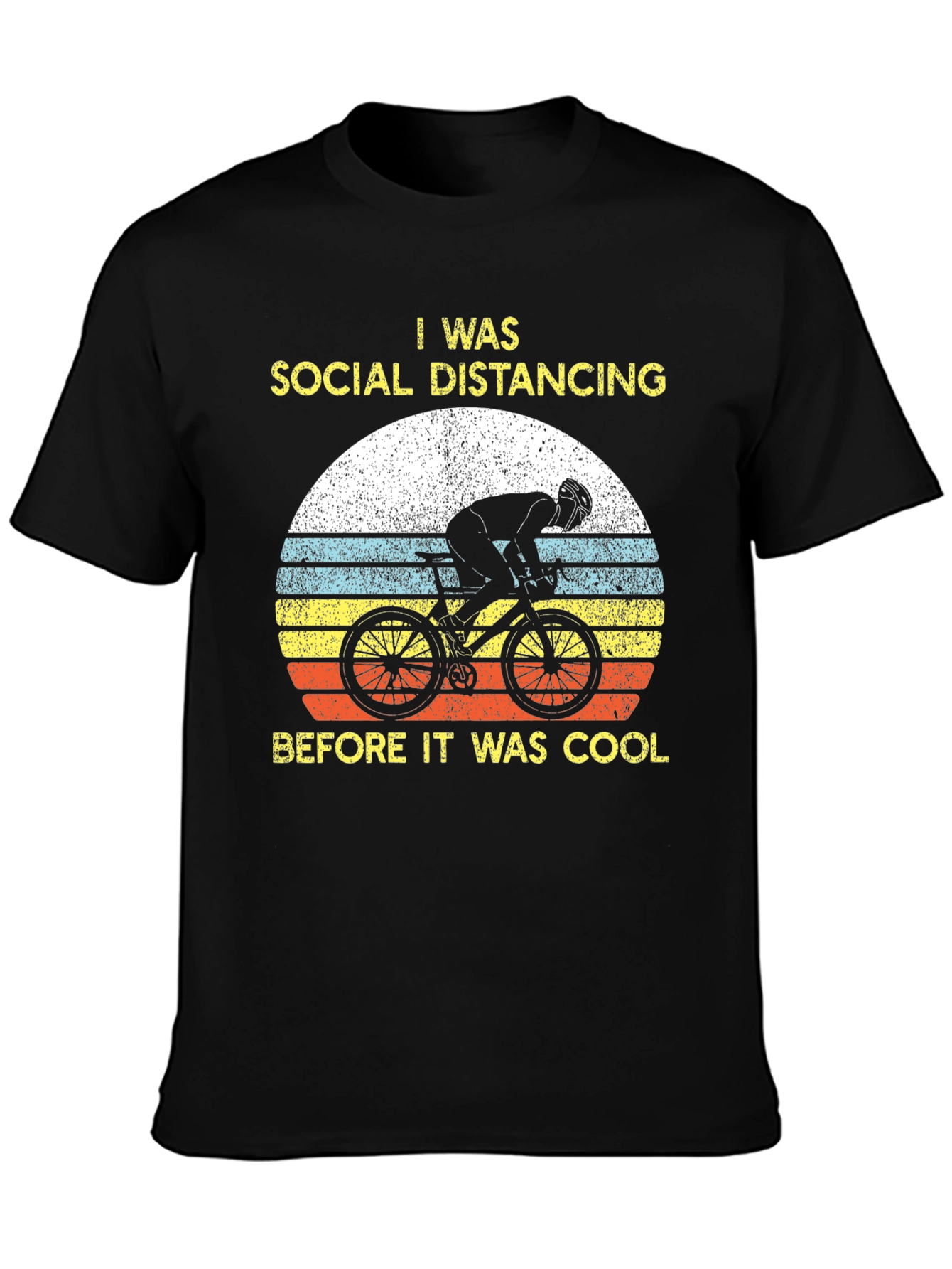 Social Distancing Biker T-Shirt