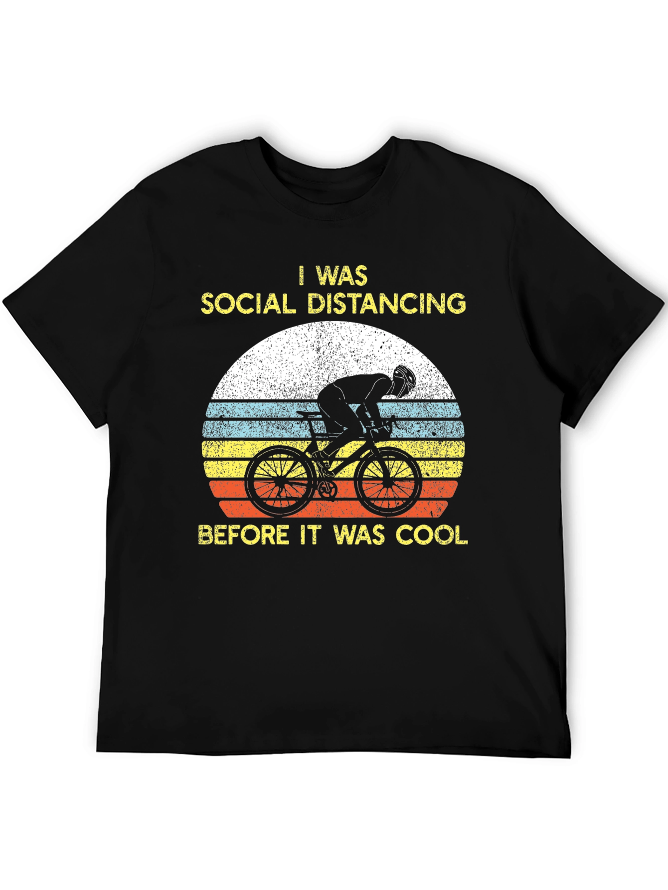 Social Distancing Biker T-Shirt
