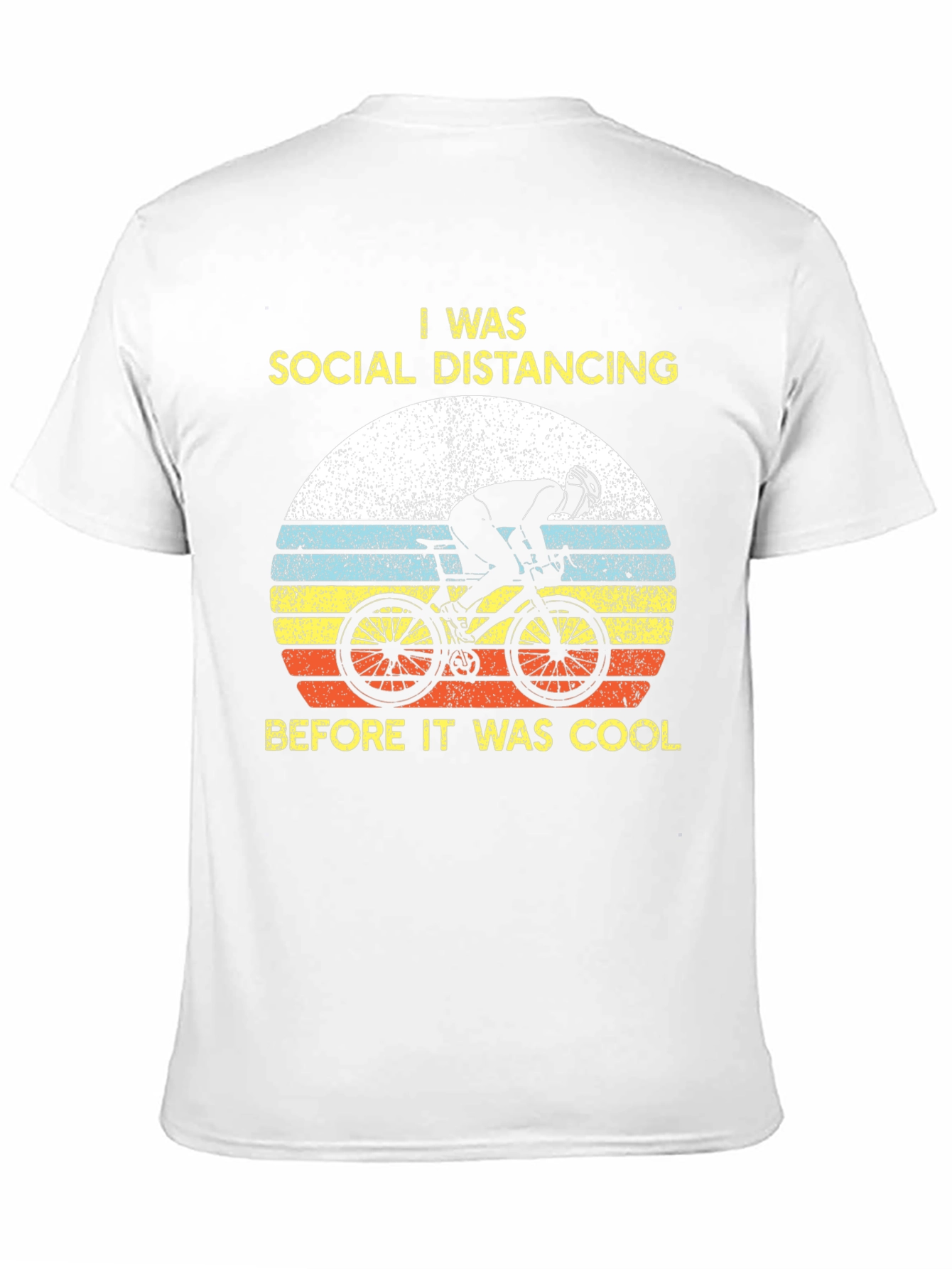 Social Distancing Biker T-Shirt