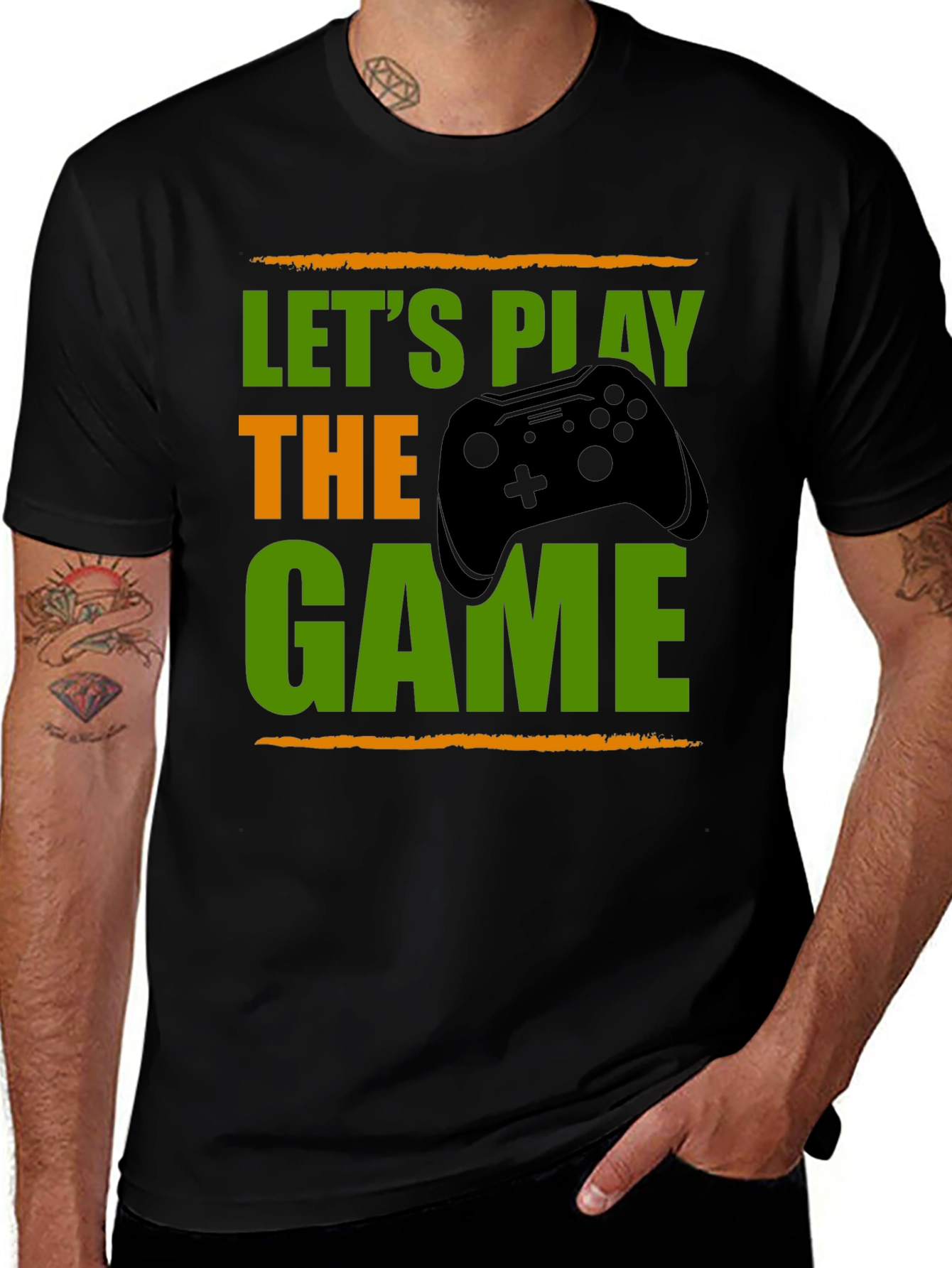 Lets Play The Game Graphic Tee