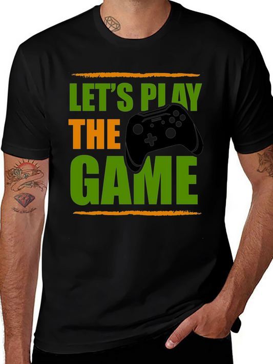 Lets Play The Game Graphic Tee
