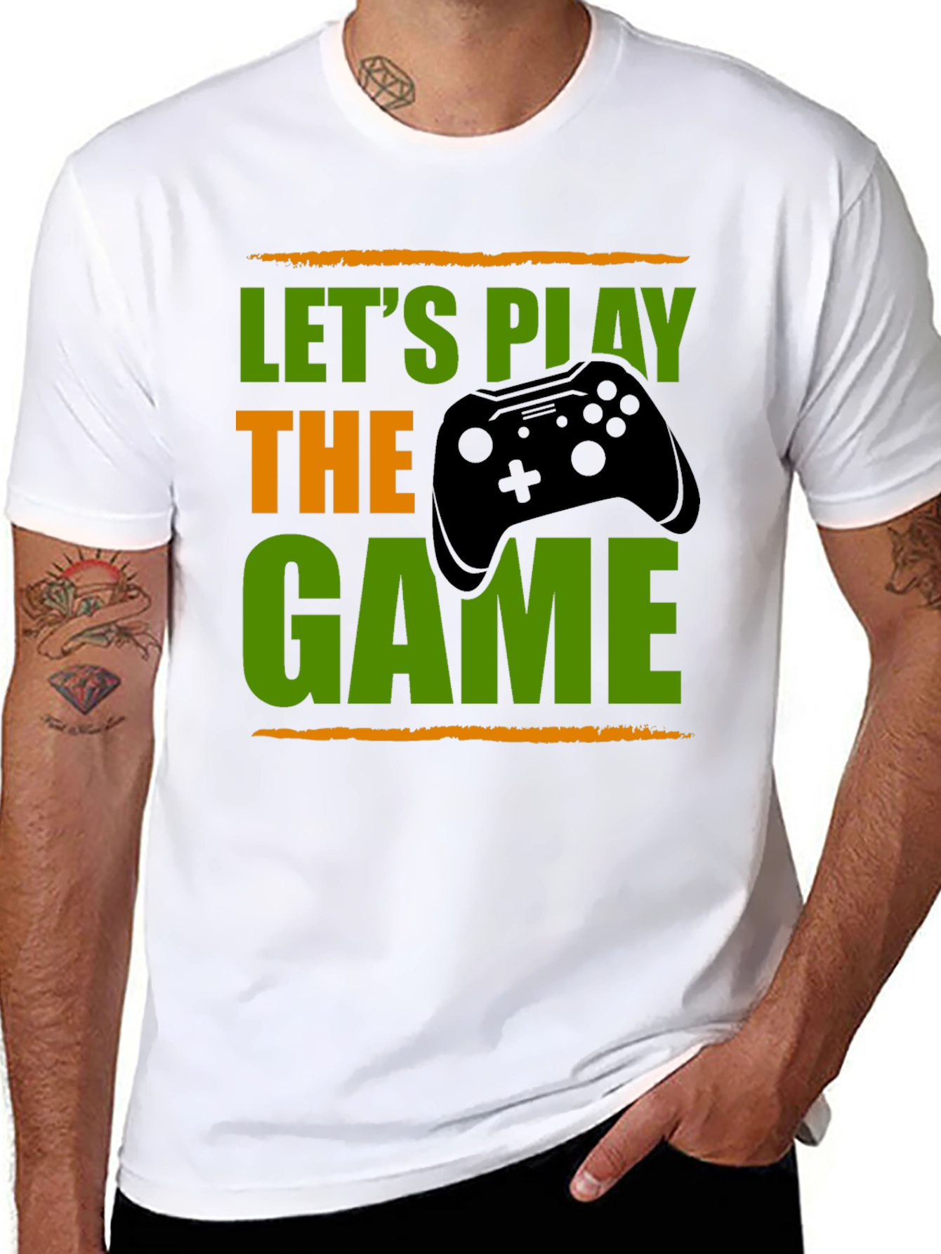 Lets Play The Game Graphic Tee