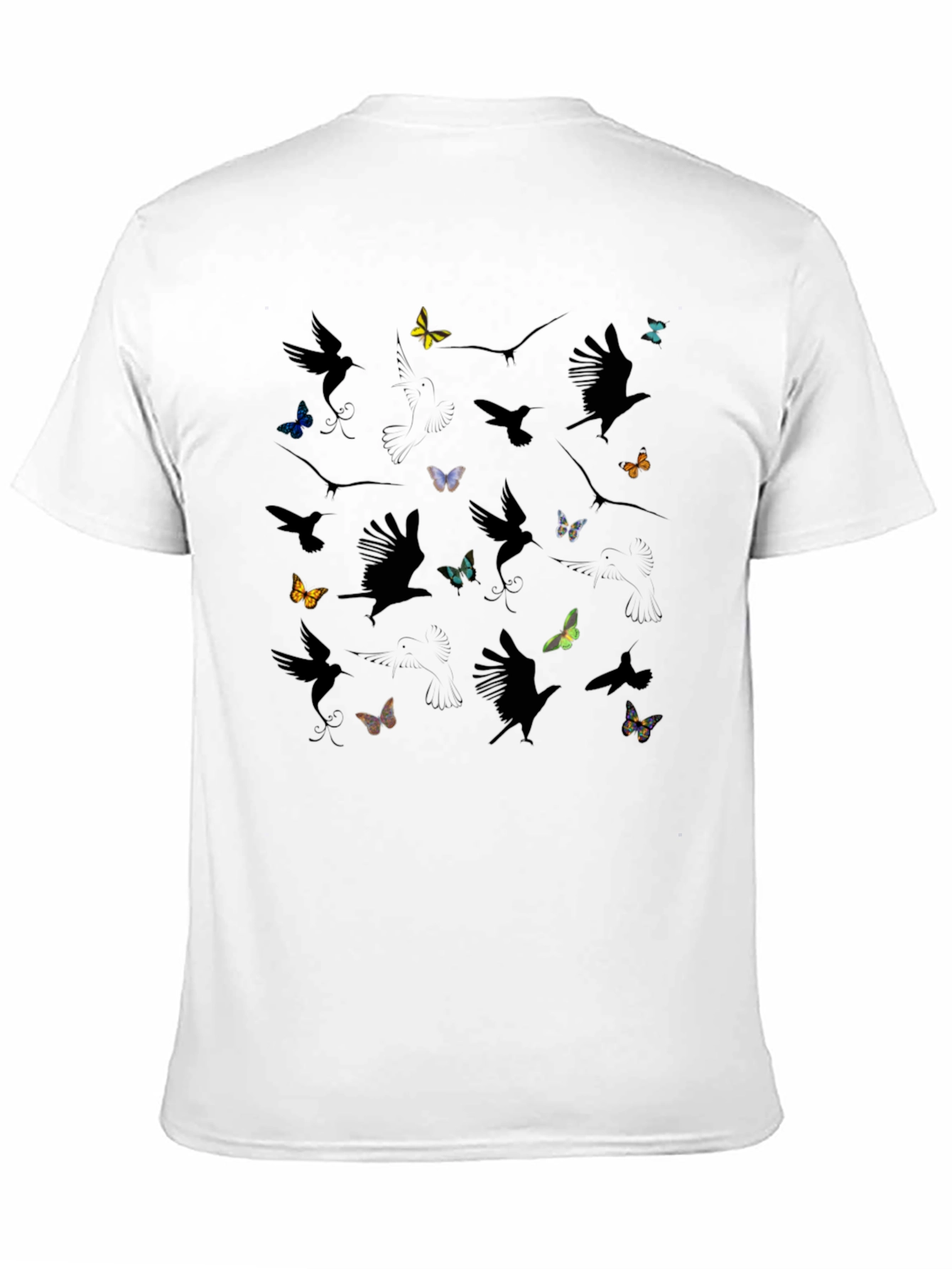 Birds and Butterflies Graphic Tee