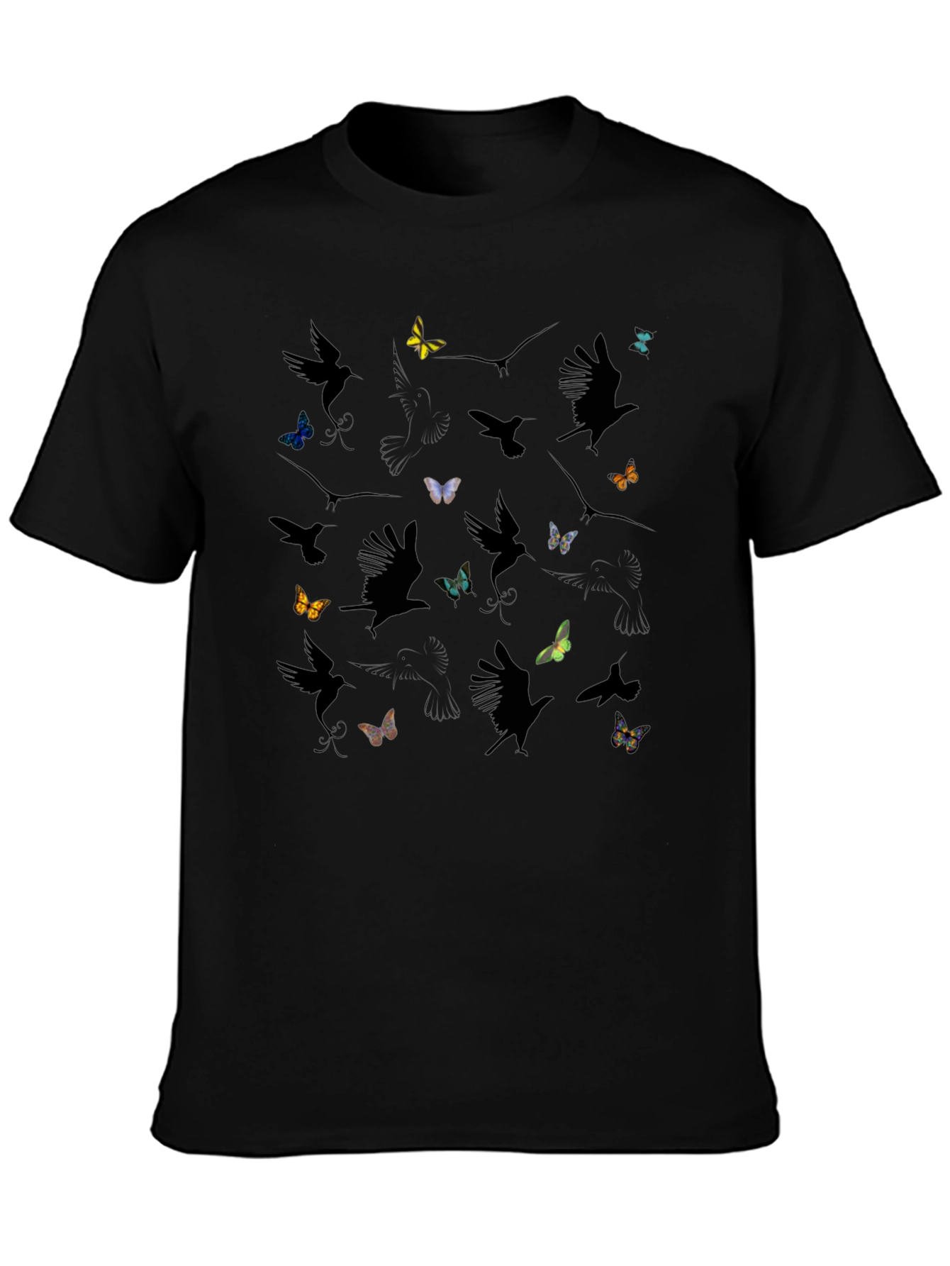 Birds and Butterflies Graphic Tee