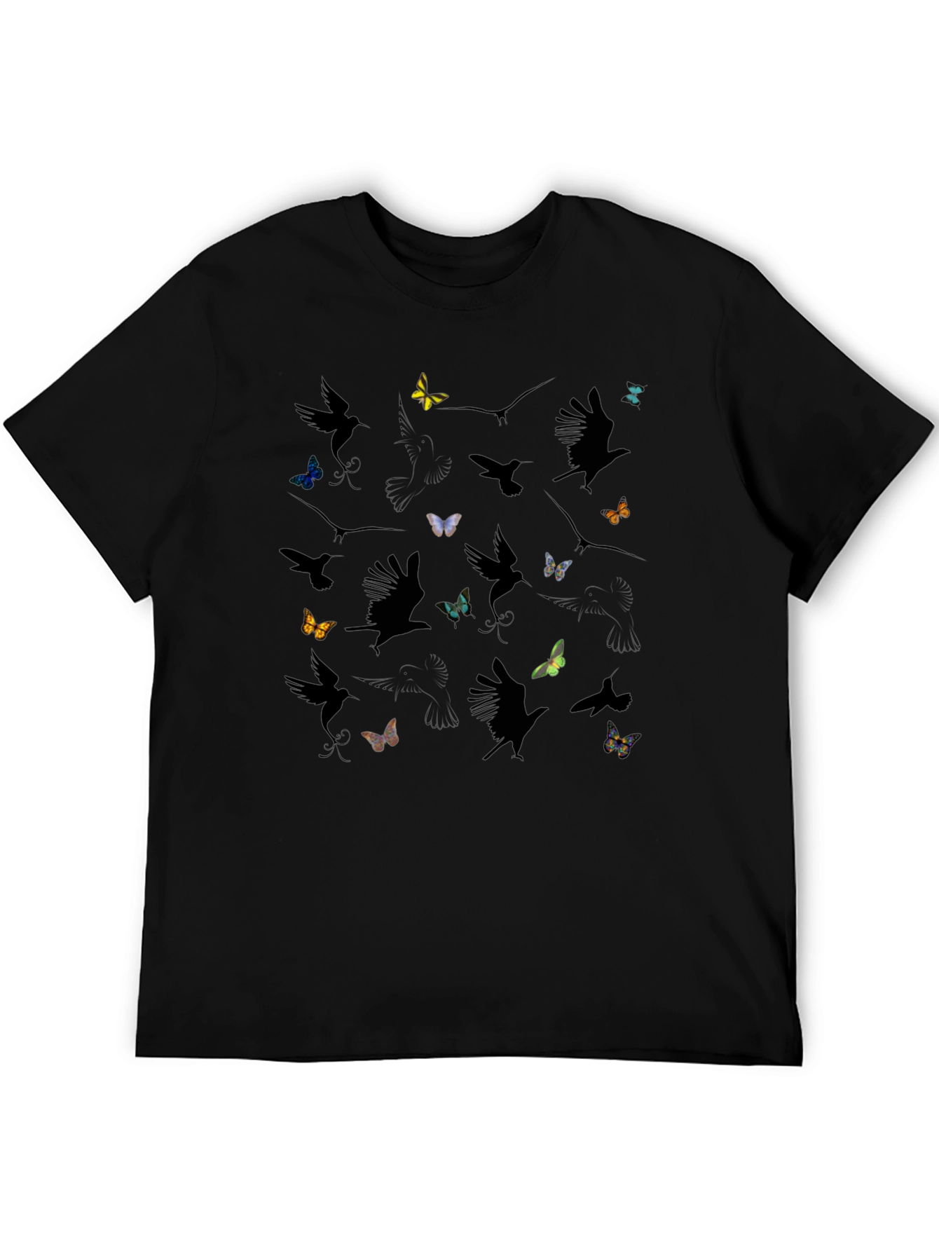 Birds and Butterflies Graphic Tee