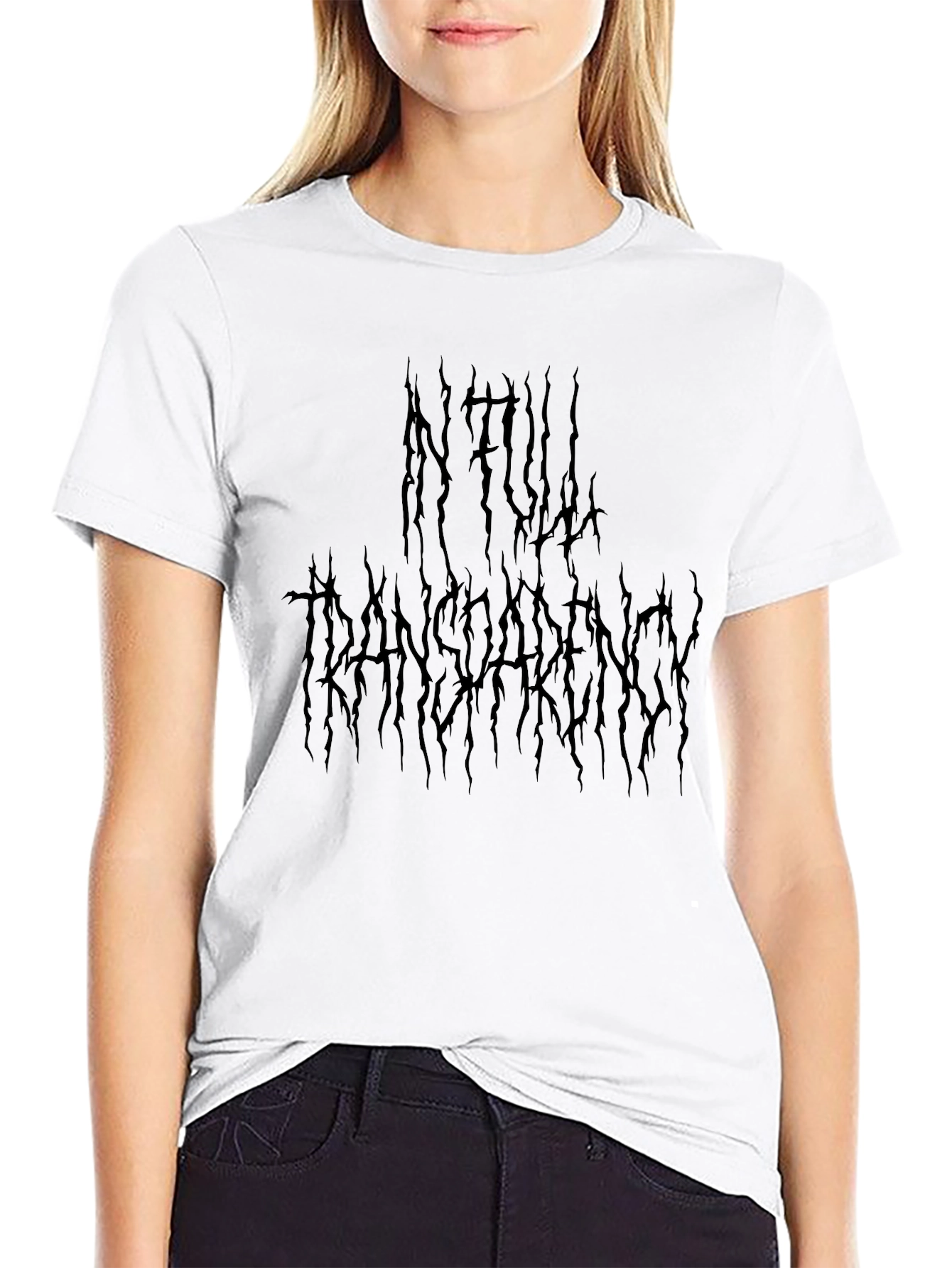 NFWL Transparency Black Graphic Tee
