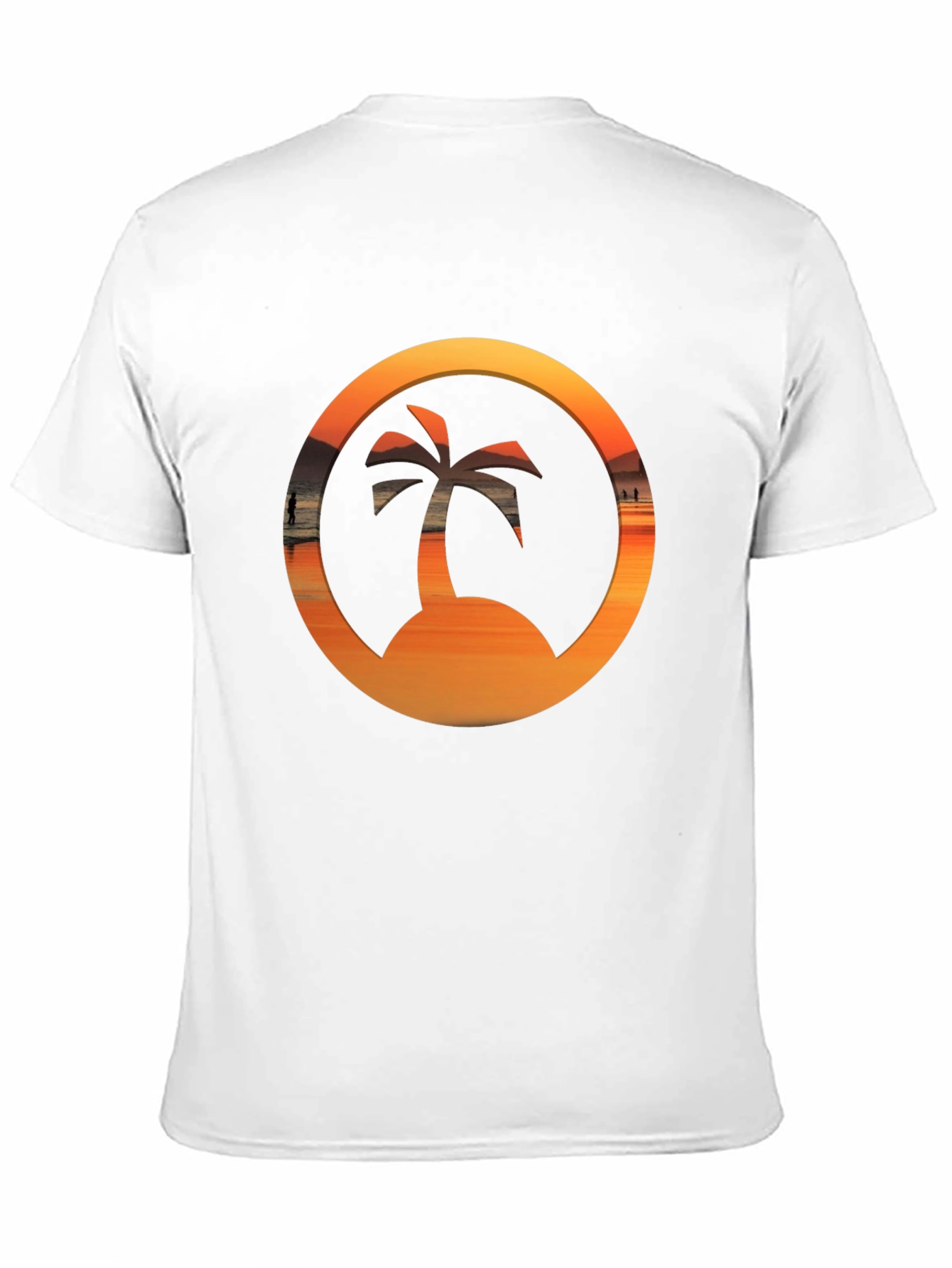 Sunset Palm Tree Graphic Tee