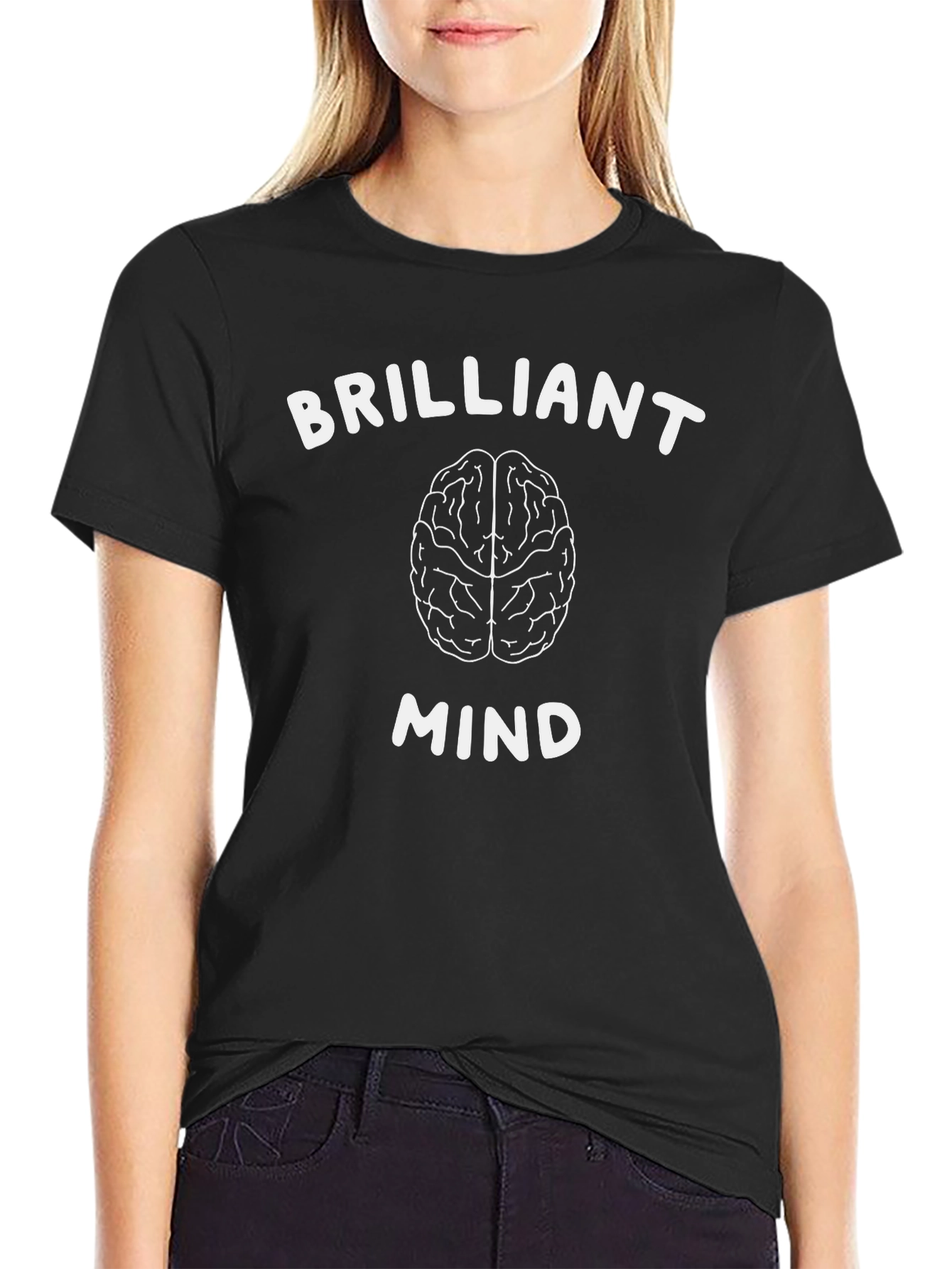 Brilliant Mind Black Graphic Tee