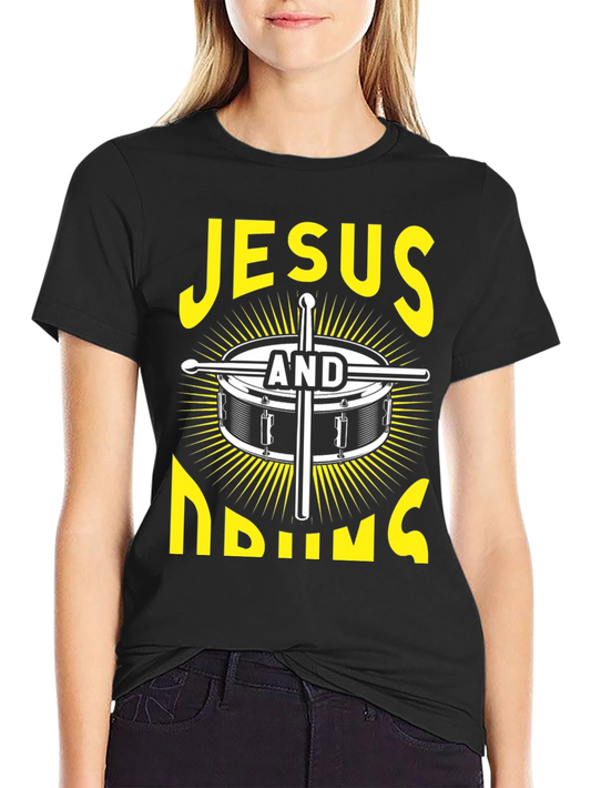 Jesus And Drumming T-Shirt: Faith and Music