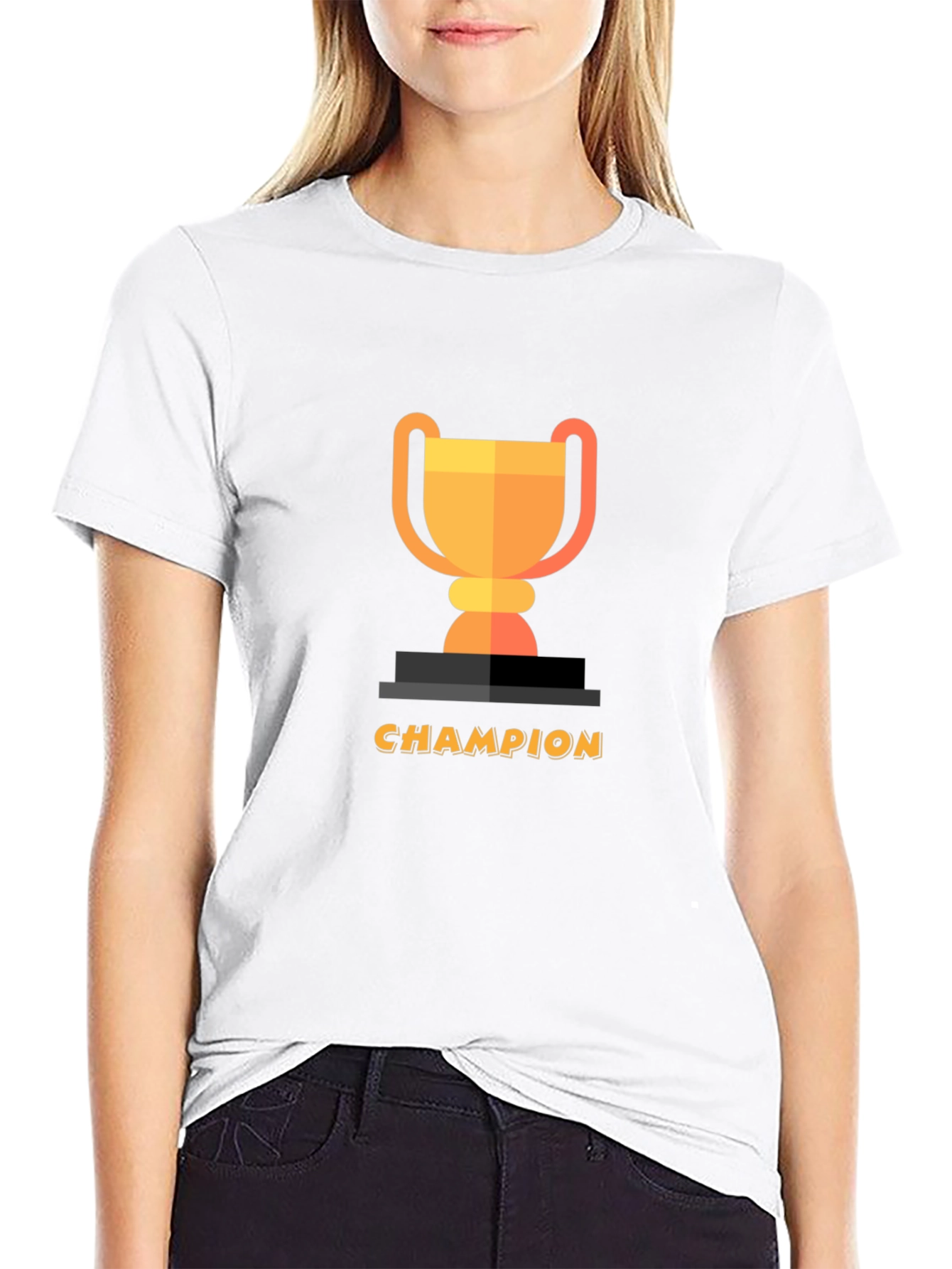 Champion Trophy Graphic Black T-Shirt