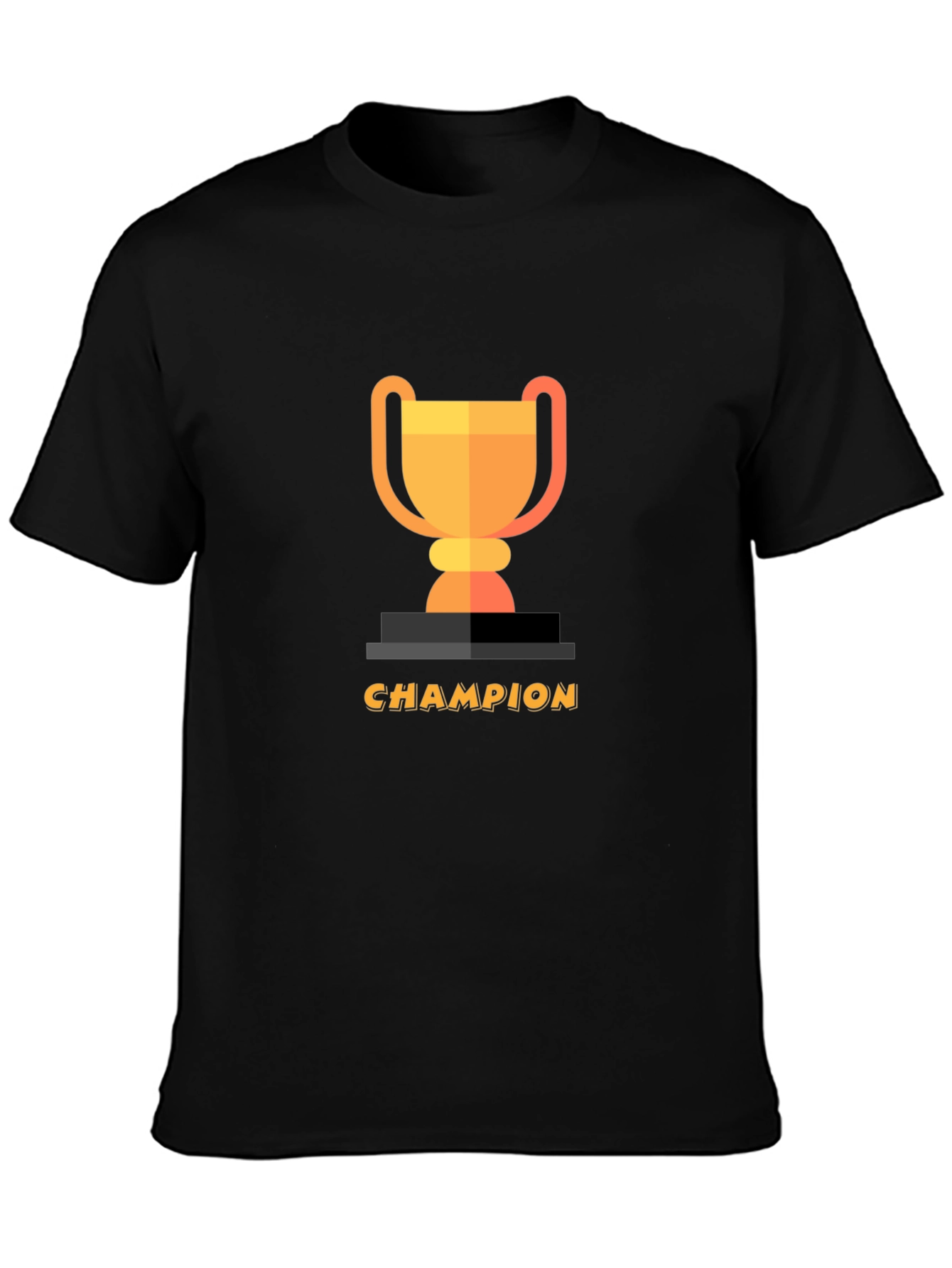 Champion Trophy Graphic Black T-Shirt