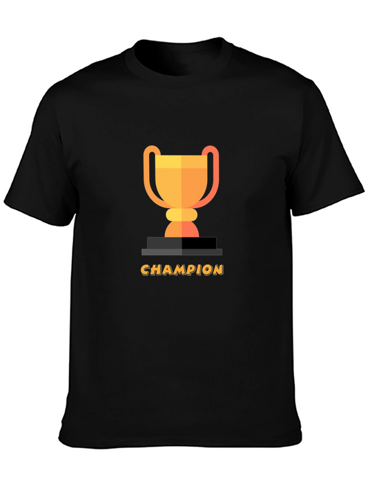 Champion Trophy Graphic Black T-Shirt