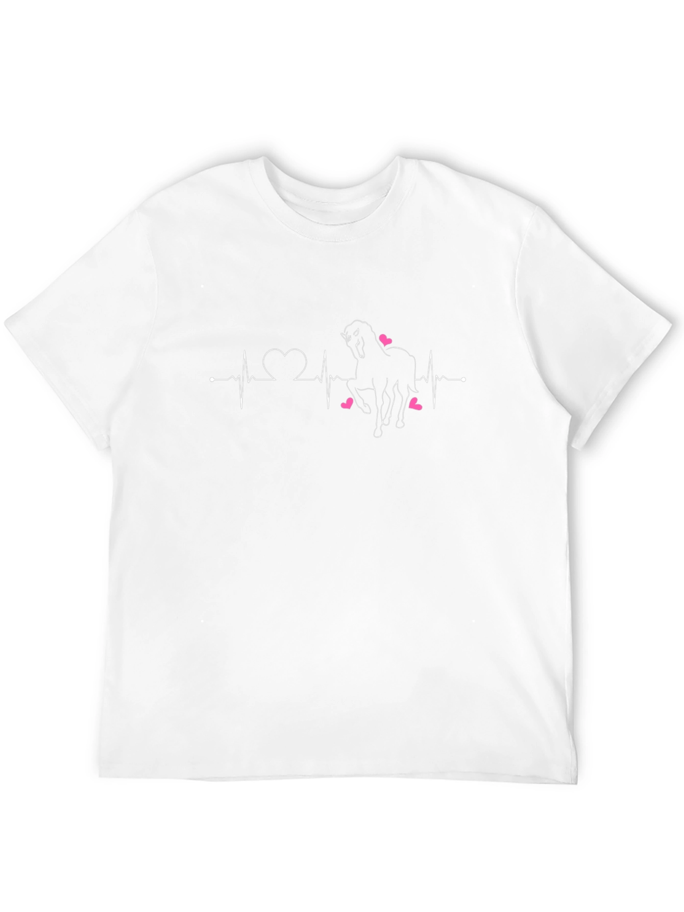 Horse Heartbeat Graphic T-Shirt