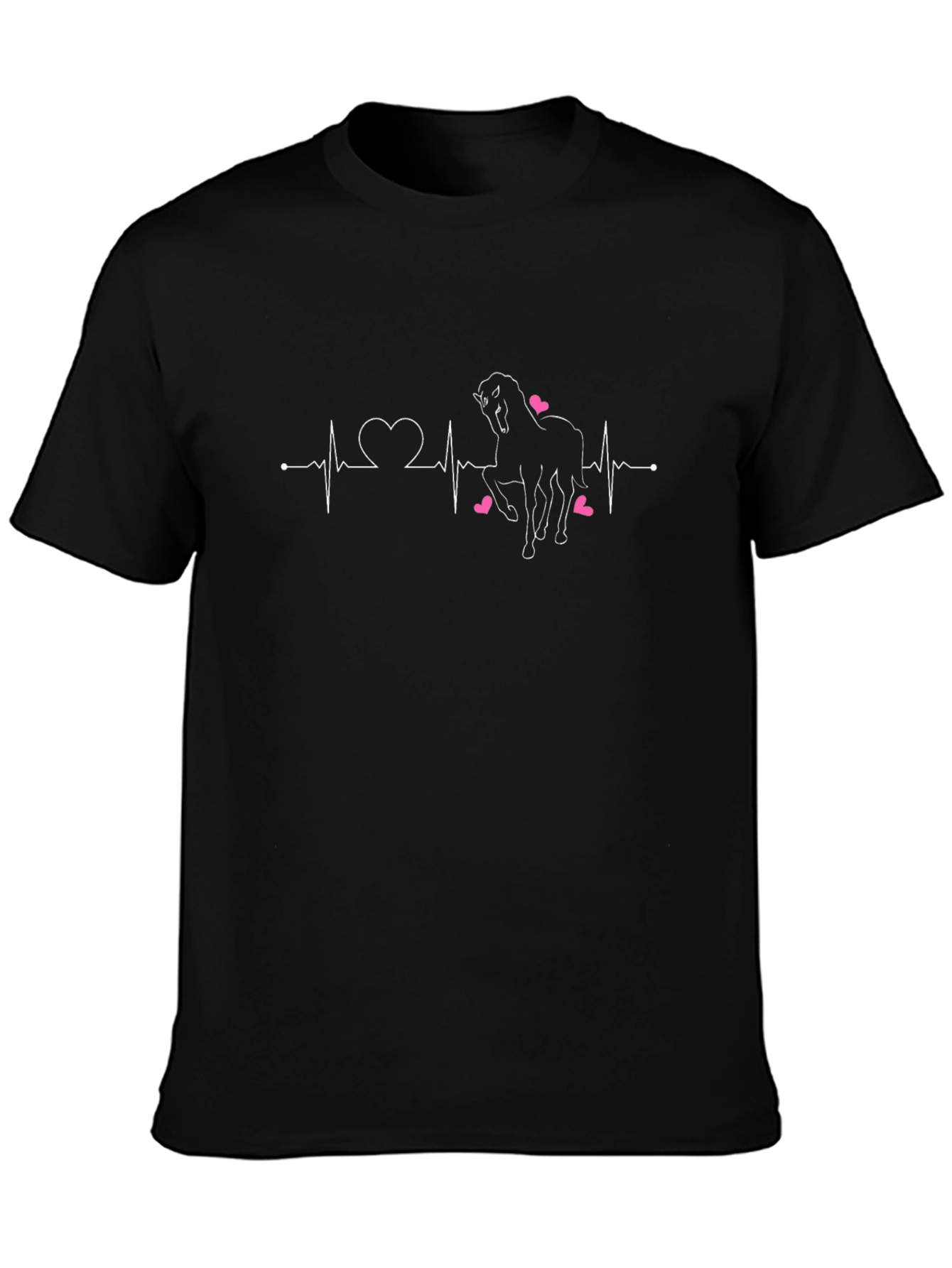 Horse Heartbeat Graphic T-Shirt