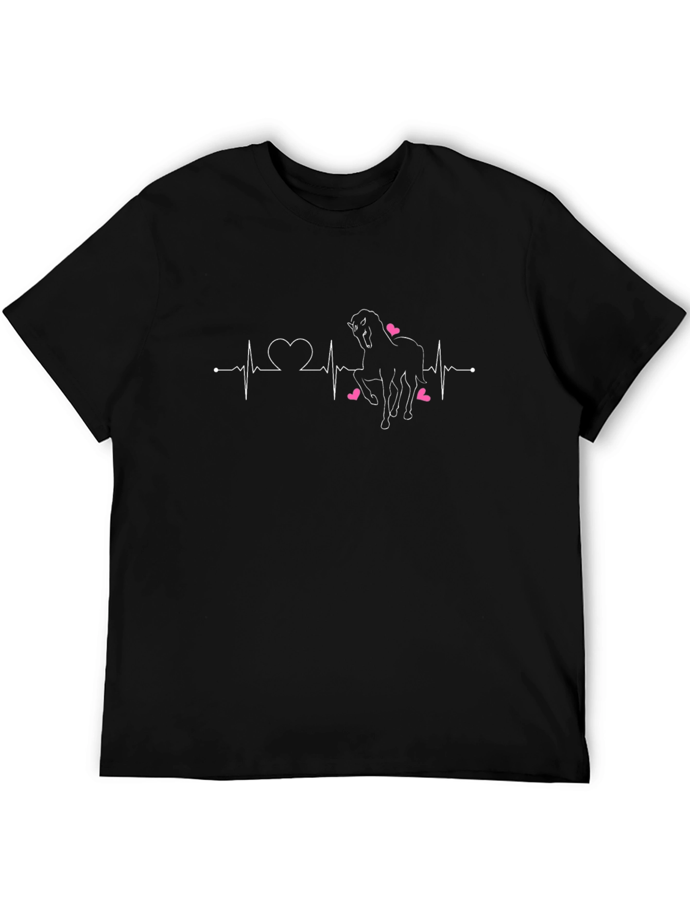 Horse Heartbeat Graphic T-Shirt