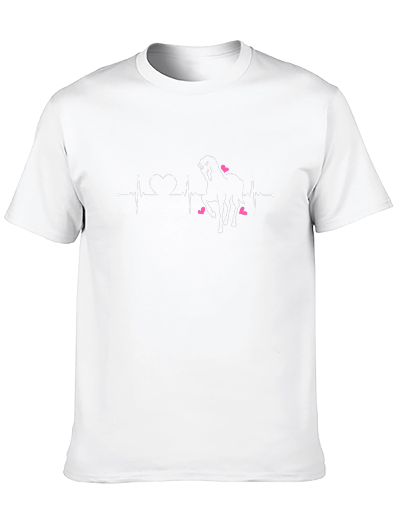 Horse Heartbeat Graphic T-Shirt
