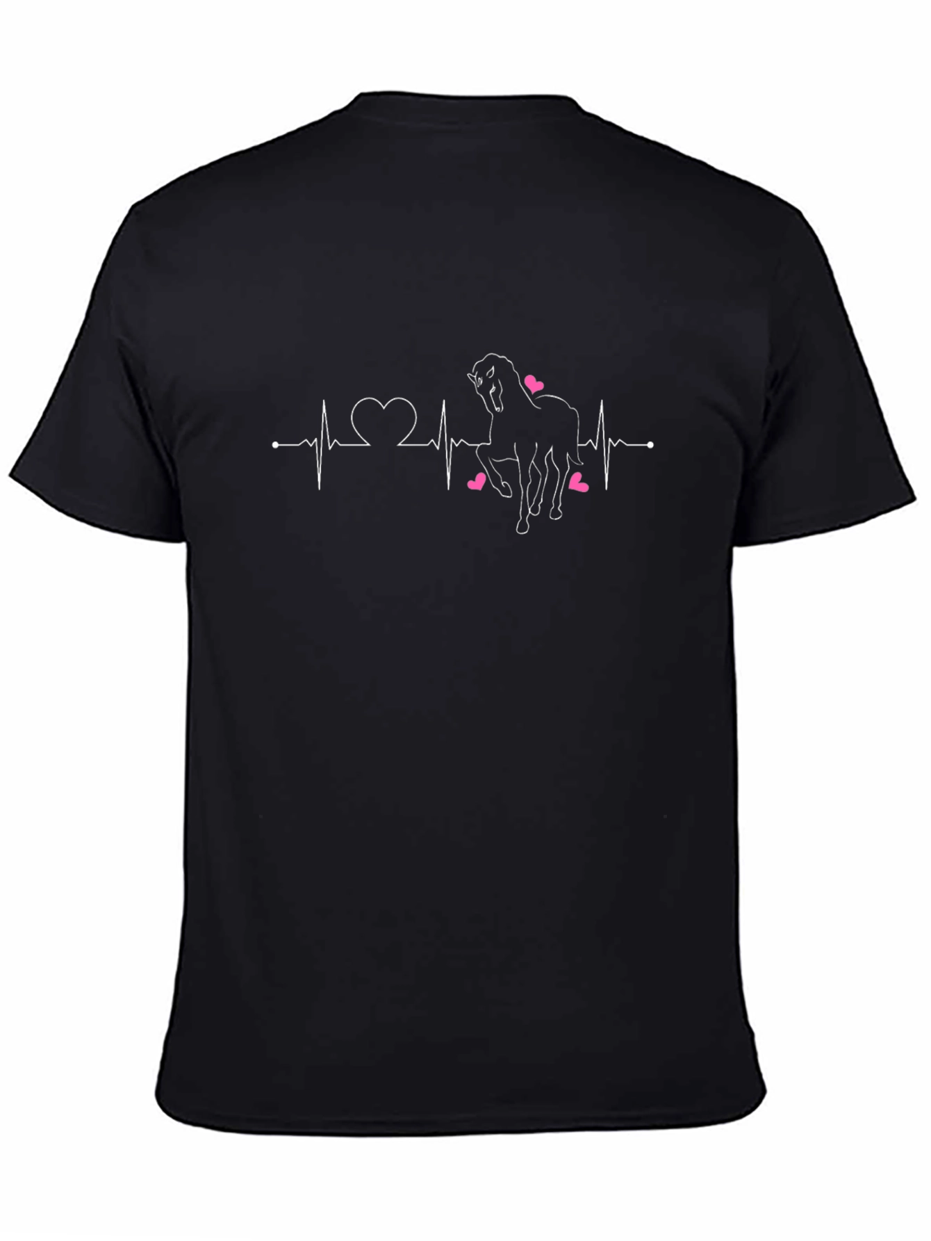 Horse Heartbeat Graphic T-Shirt