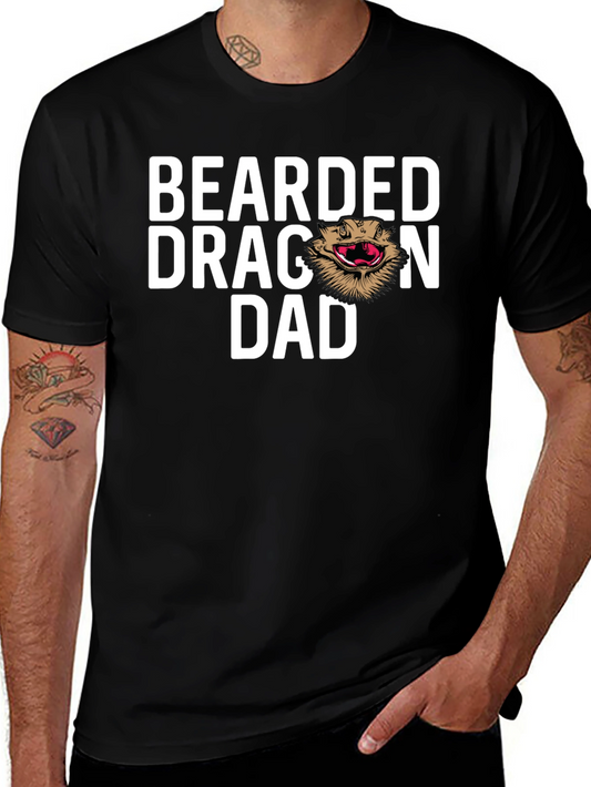 Bearded Dragon Dad T-Shirt - Reptile Lover Tee