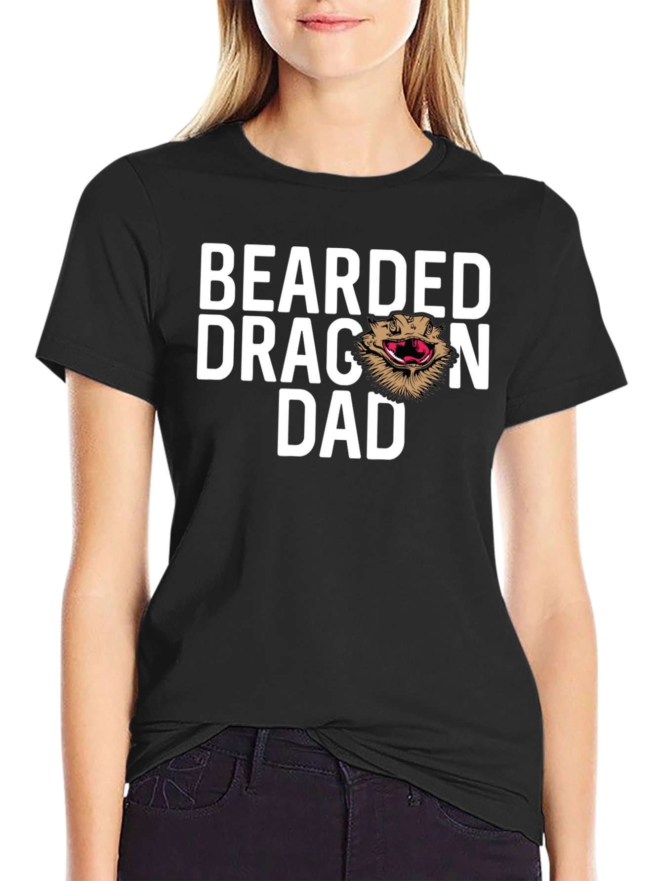 Bearded Dragon Dad T-Shirt - Reptile Lover Tee