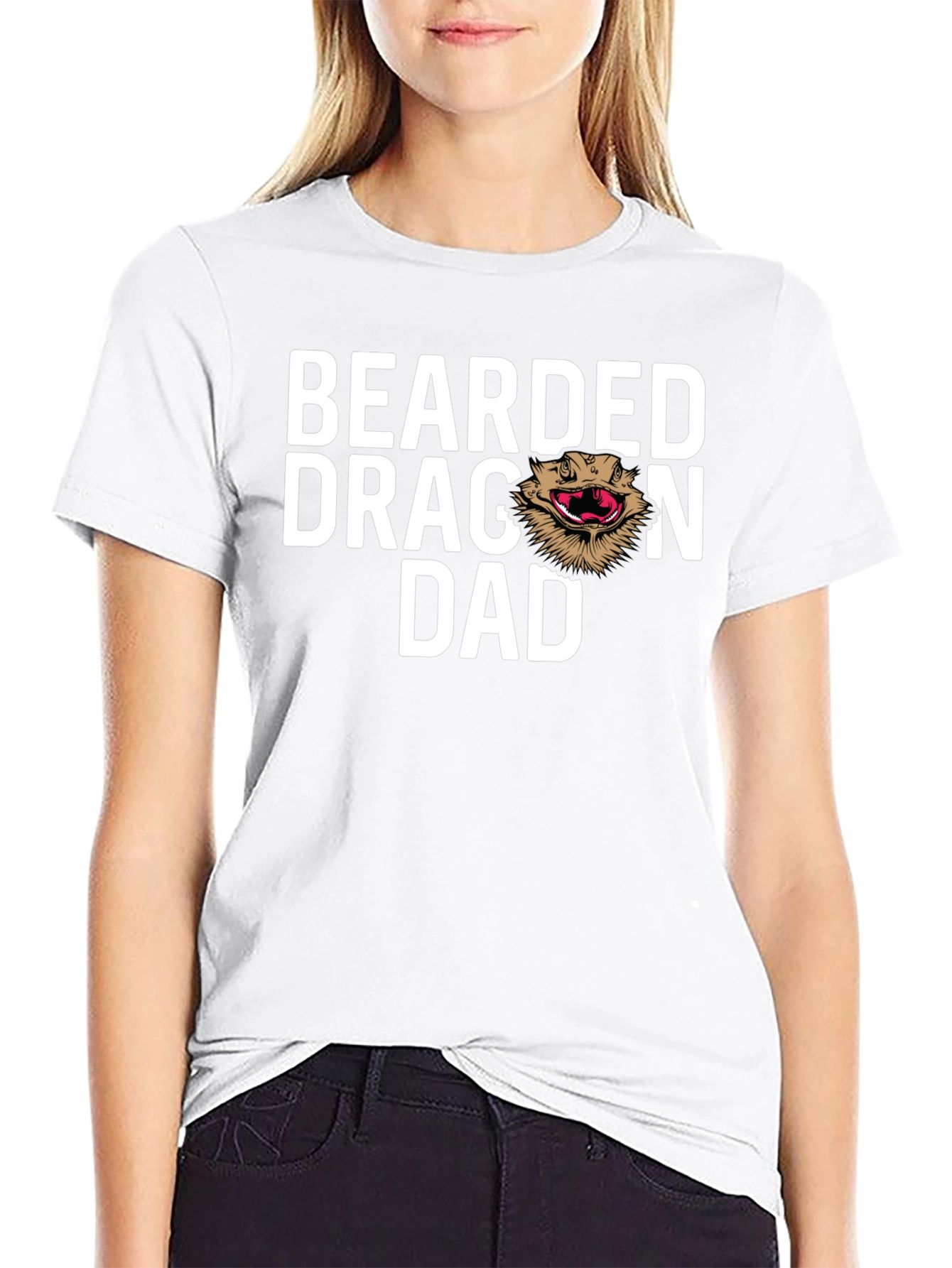 Bearded Dragon Dad T-Shirt - Reptile Lover Tee