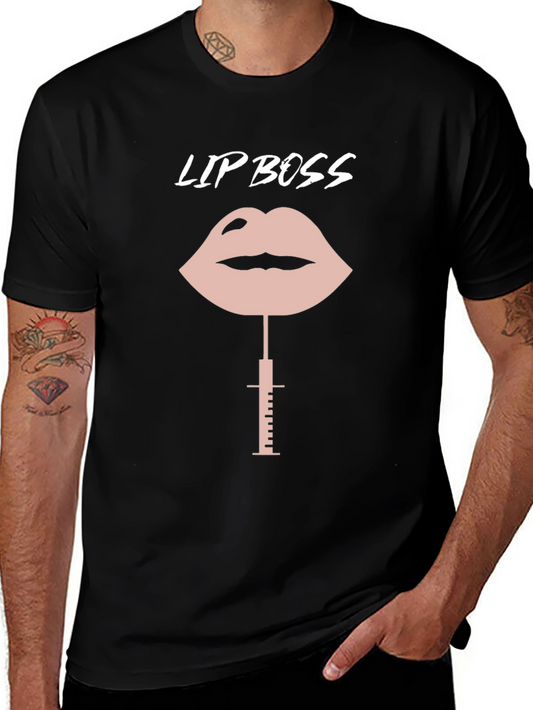 Lip Boss Graphic T-Shirt - Aesthetic Injector Tee