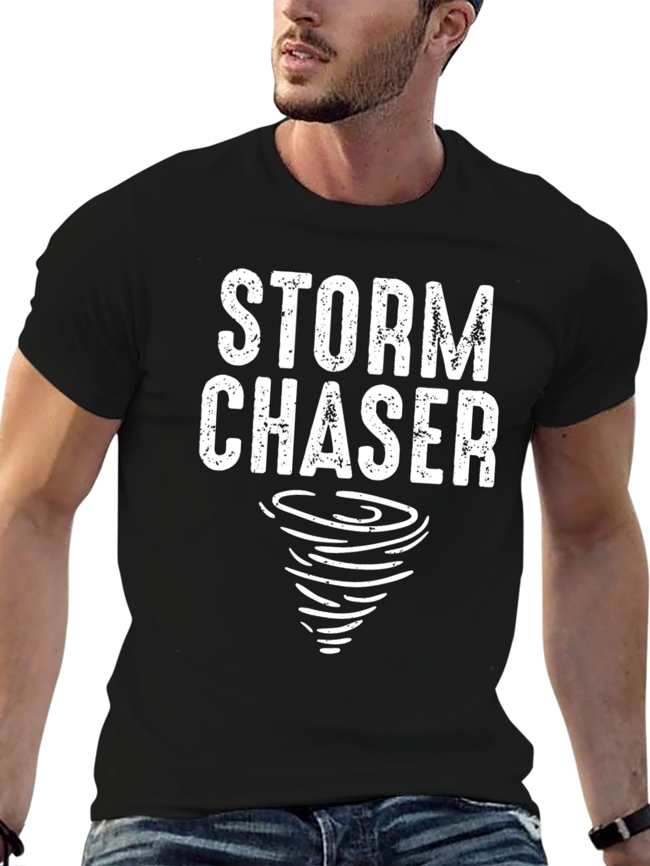 Storm Chaser Graphic Tee - Tornado Design