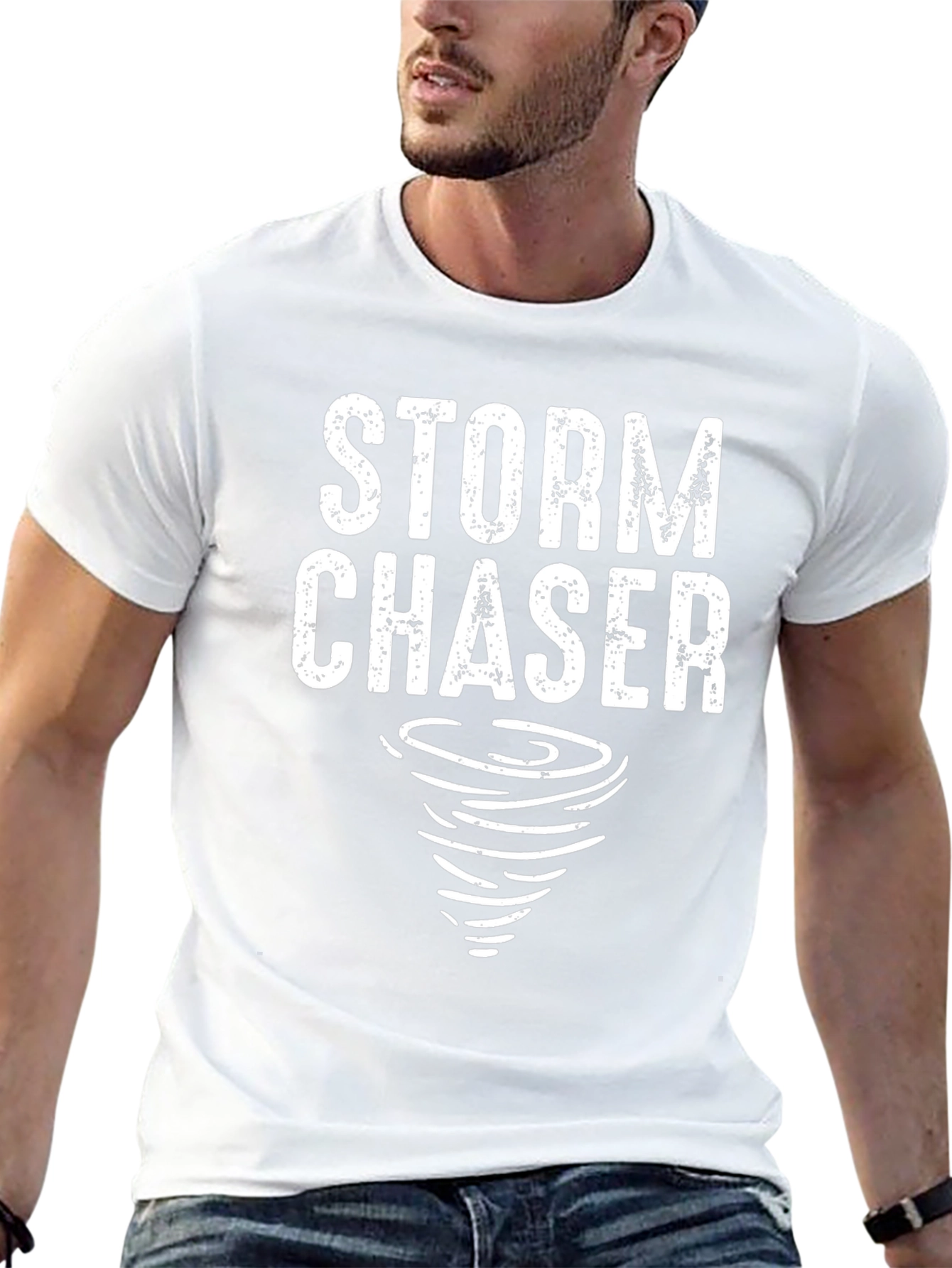Storm Chaser Graphic Tee - Tornado Design