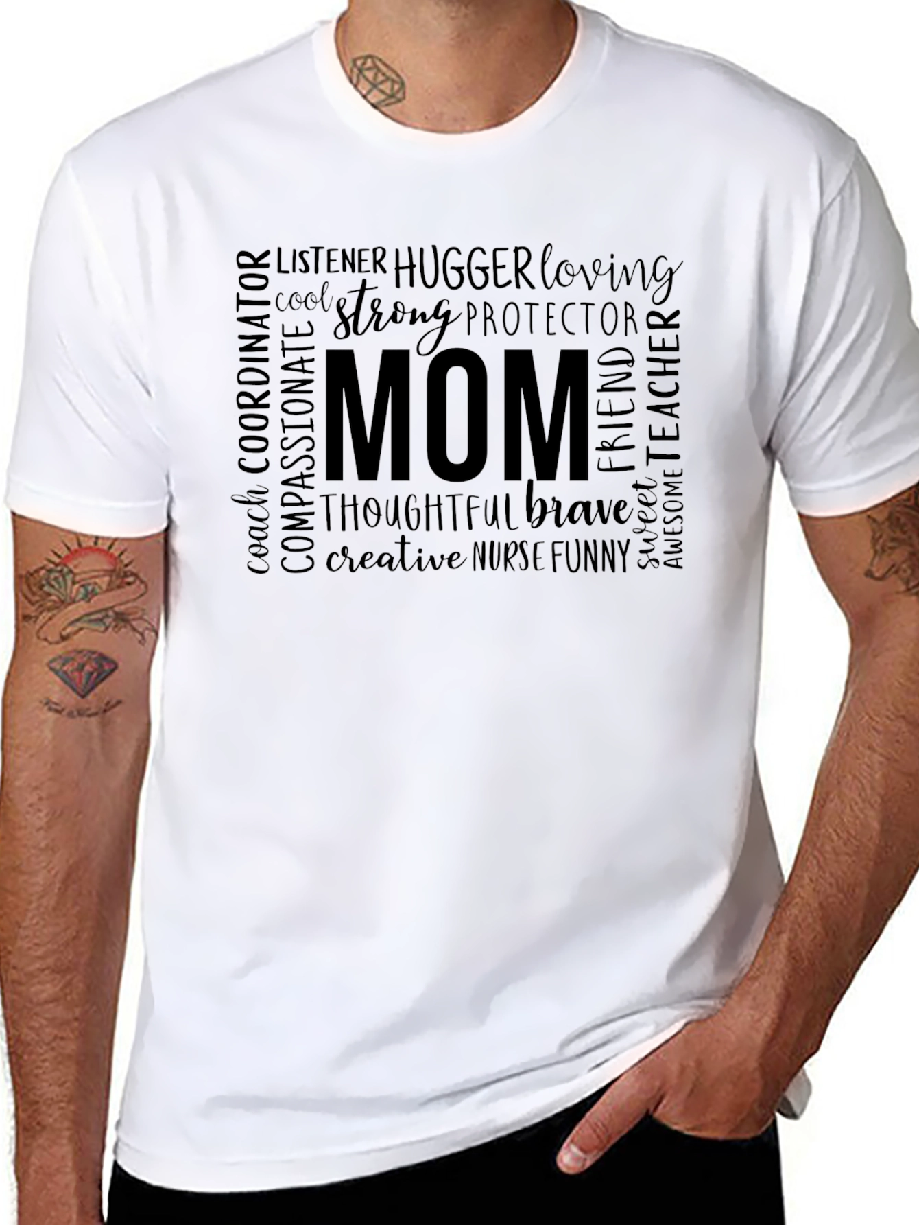 Mom Definition Black T-Shirt - Gift for Mom