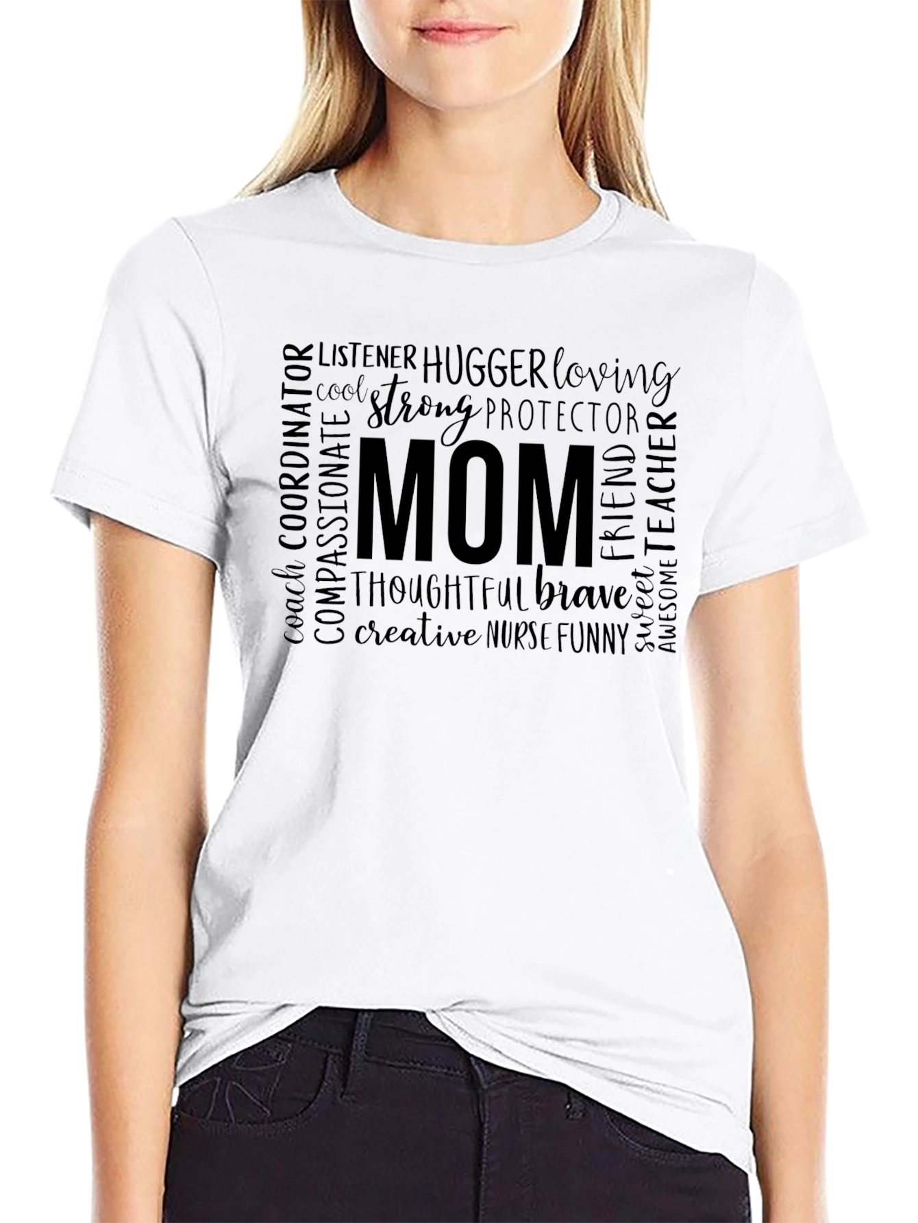 Mom Definition Black T-Shirt - Gift for Mom