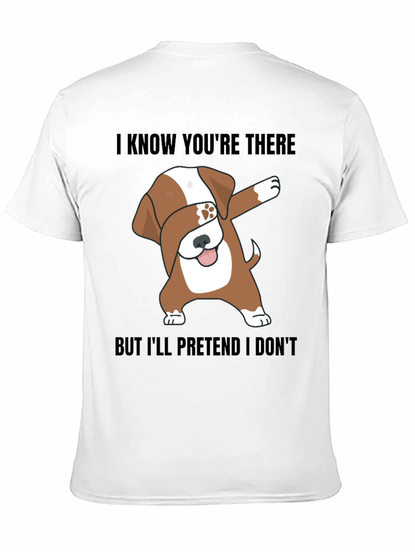 Funny Dog Dabbing Graphic T-Shirt