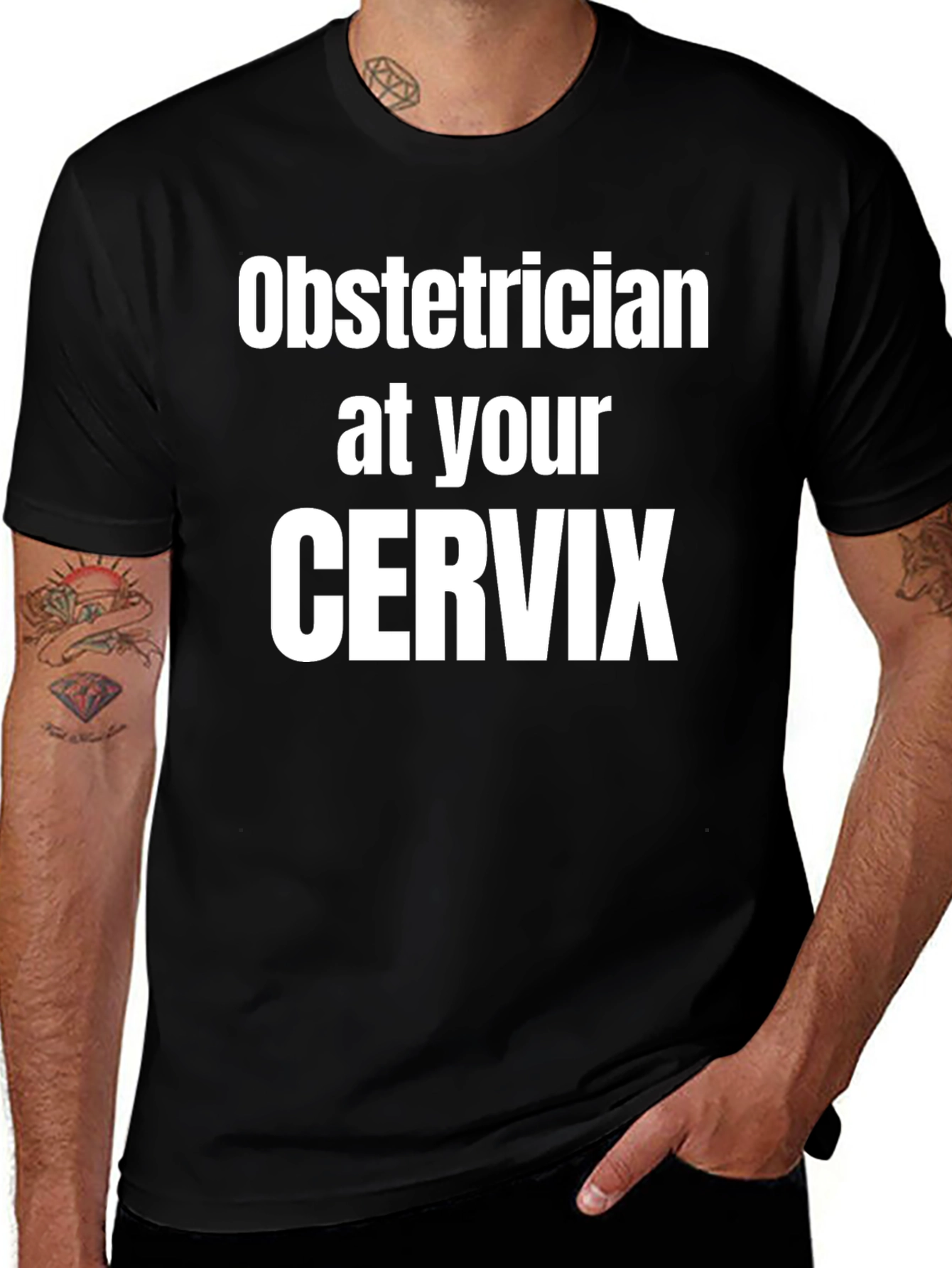 Obstetrician at Your Cervix Graphic Tee