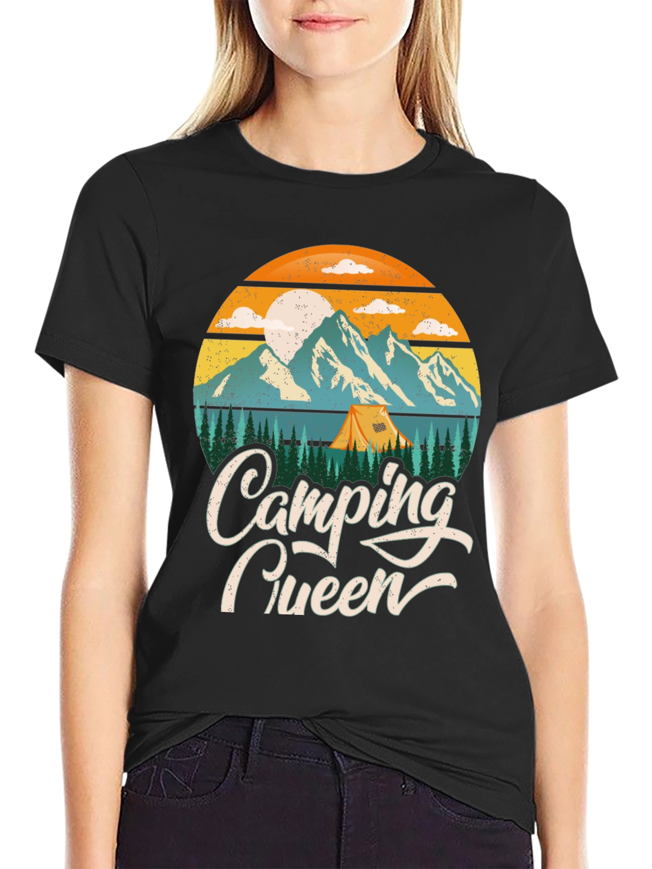 Camping Queen Graphic Tee