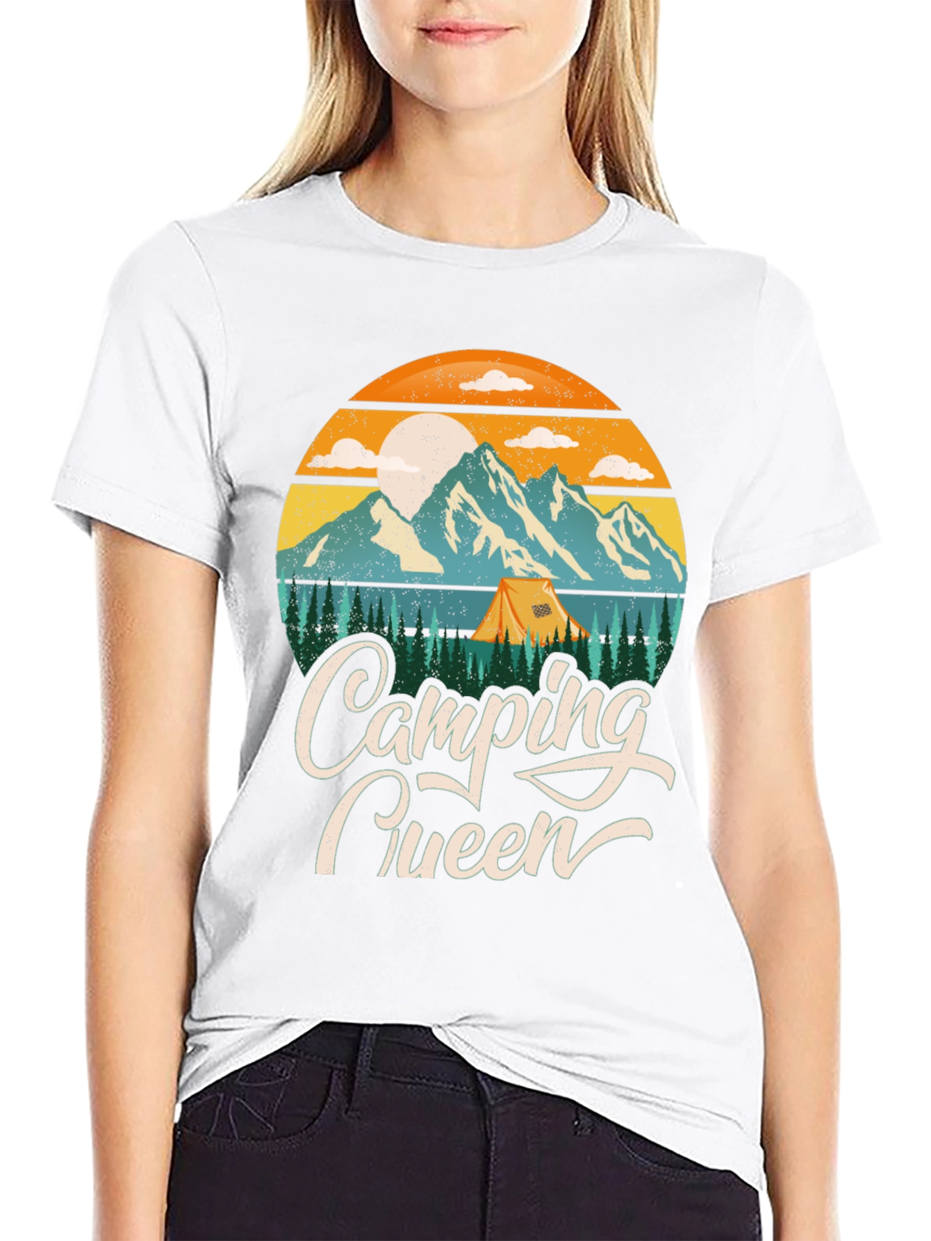 Camping Queen Graphic Tee
