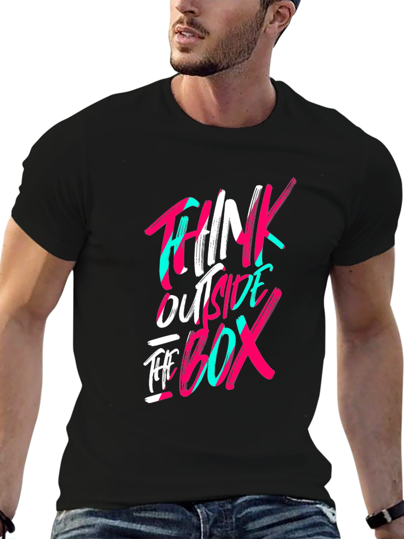 Think Outside the Box Graphic Tee