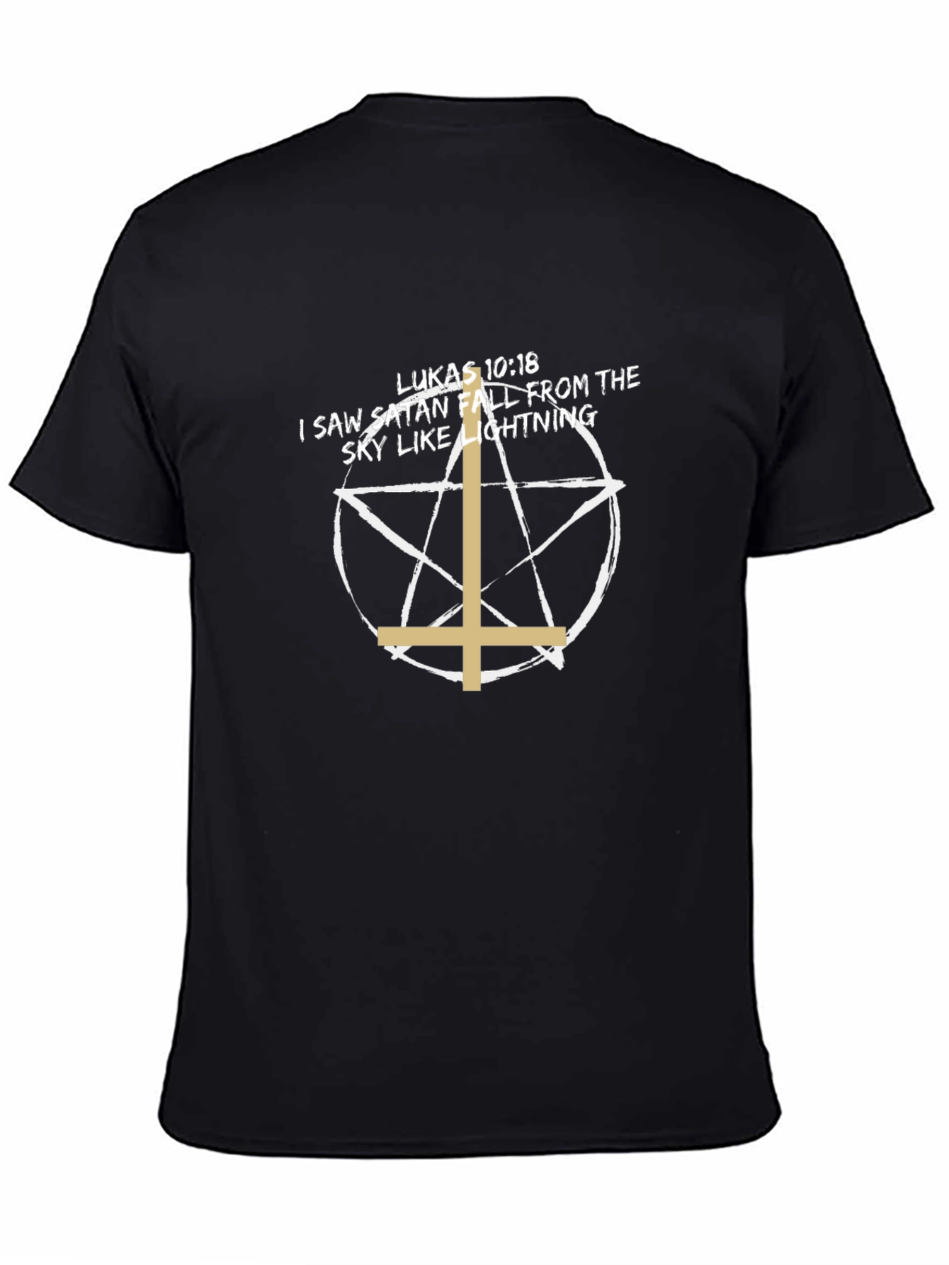Satan Falling T-Shirt - Lukas 10:18 Tee